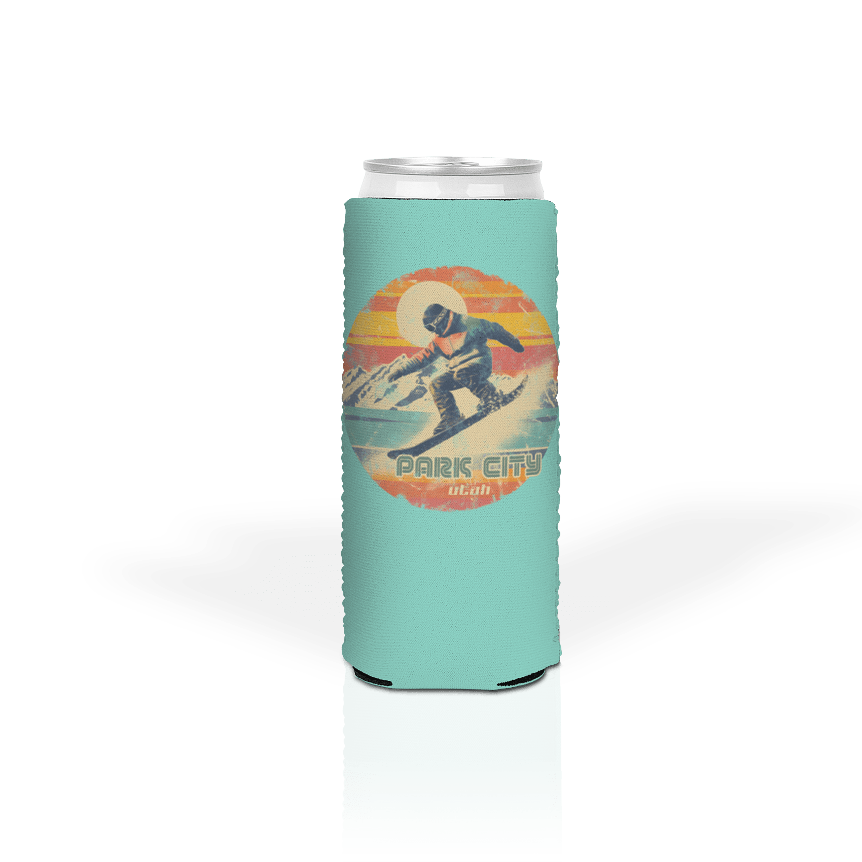 Retro Stripes Snowboarder