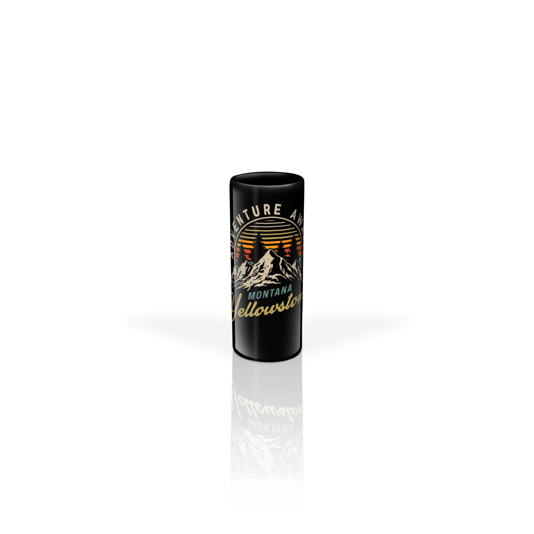 Ceramic Shooter 3oz Black