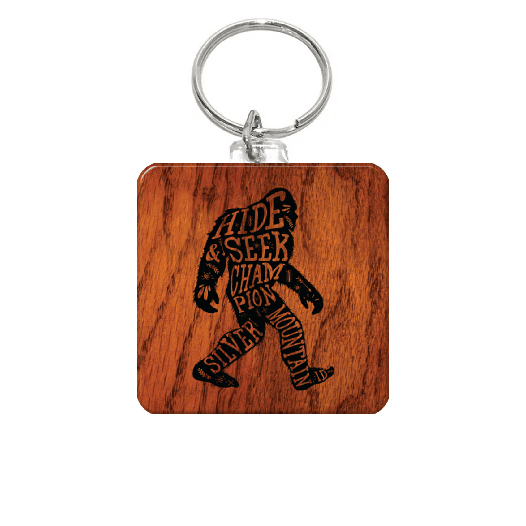 Standing Bigfoot on Mahogany