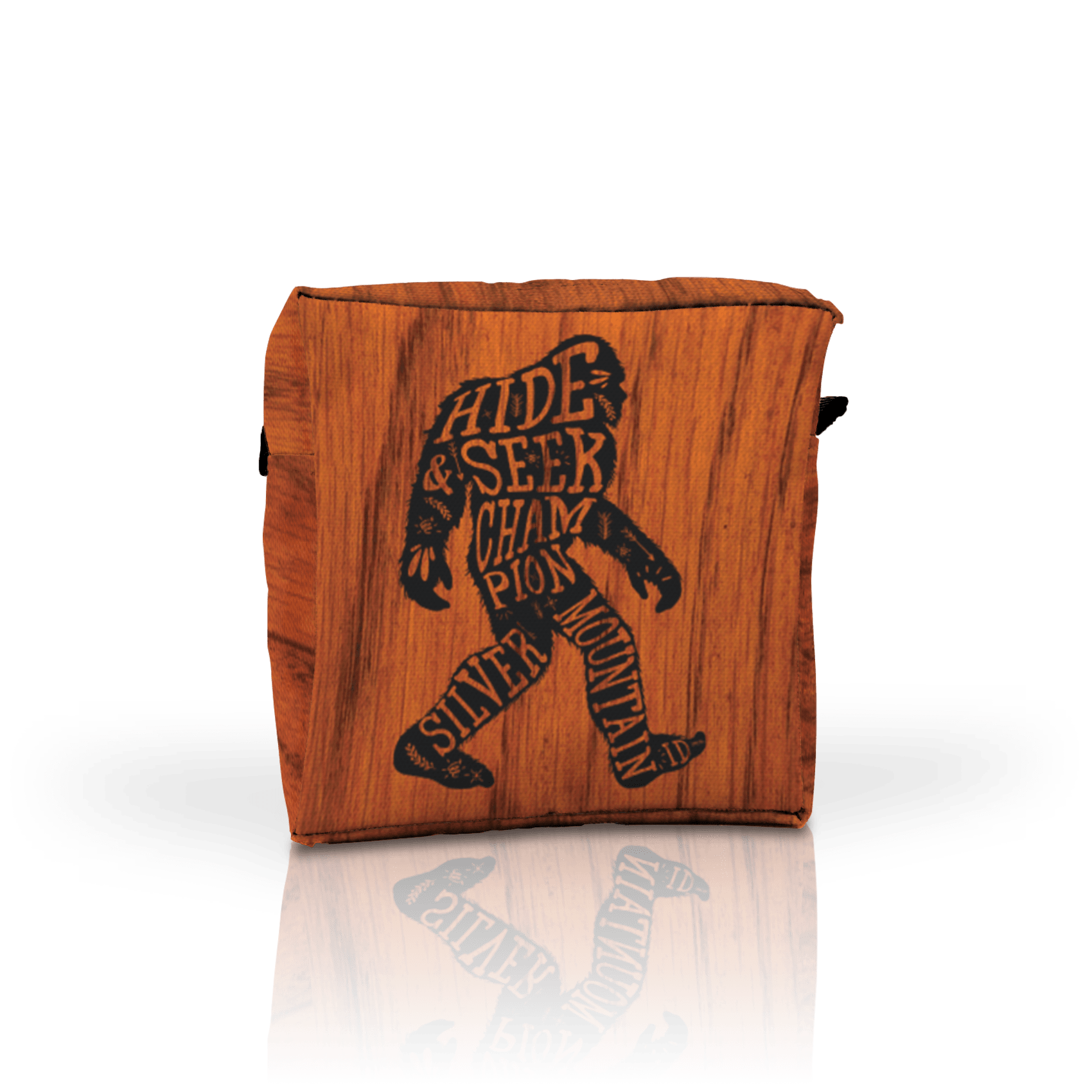 Standing Bigfoot on Mahogany