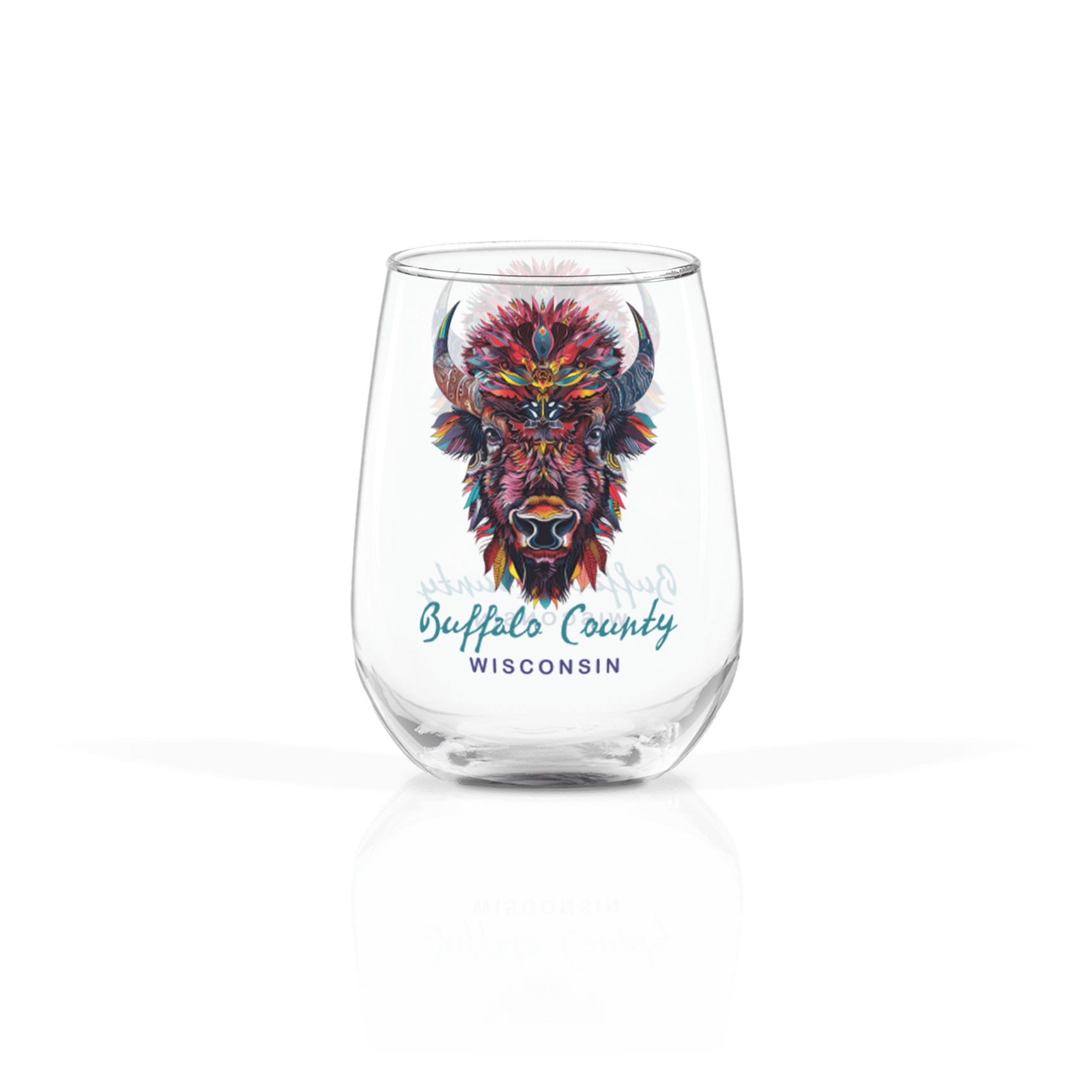 Sticker Feather Buffalo