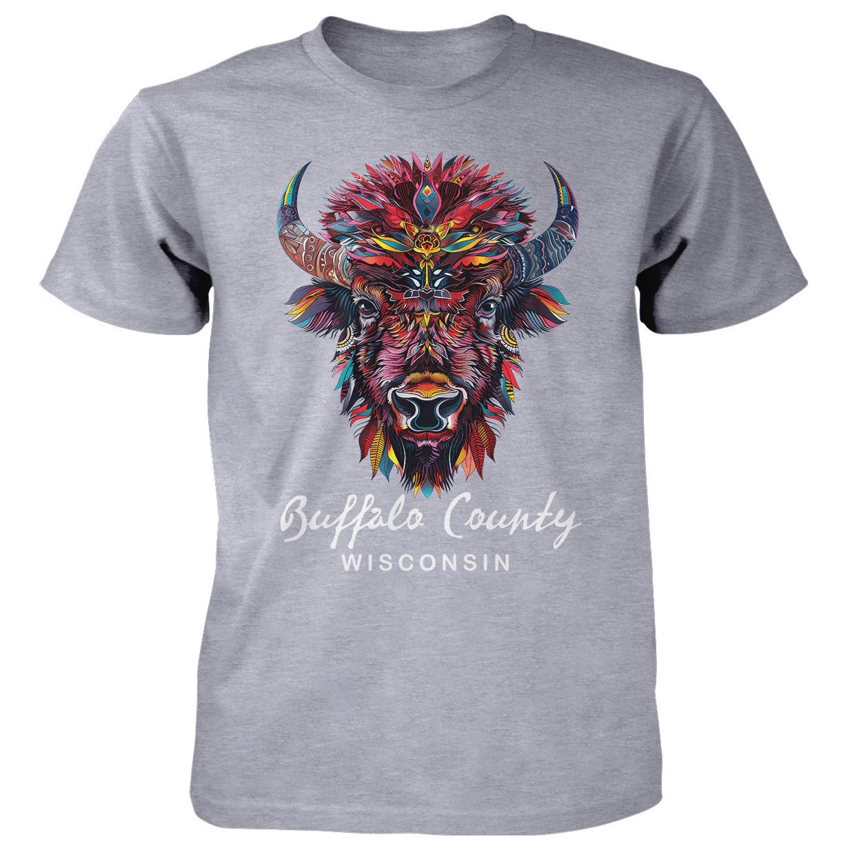 Sticker Feather Buffalo