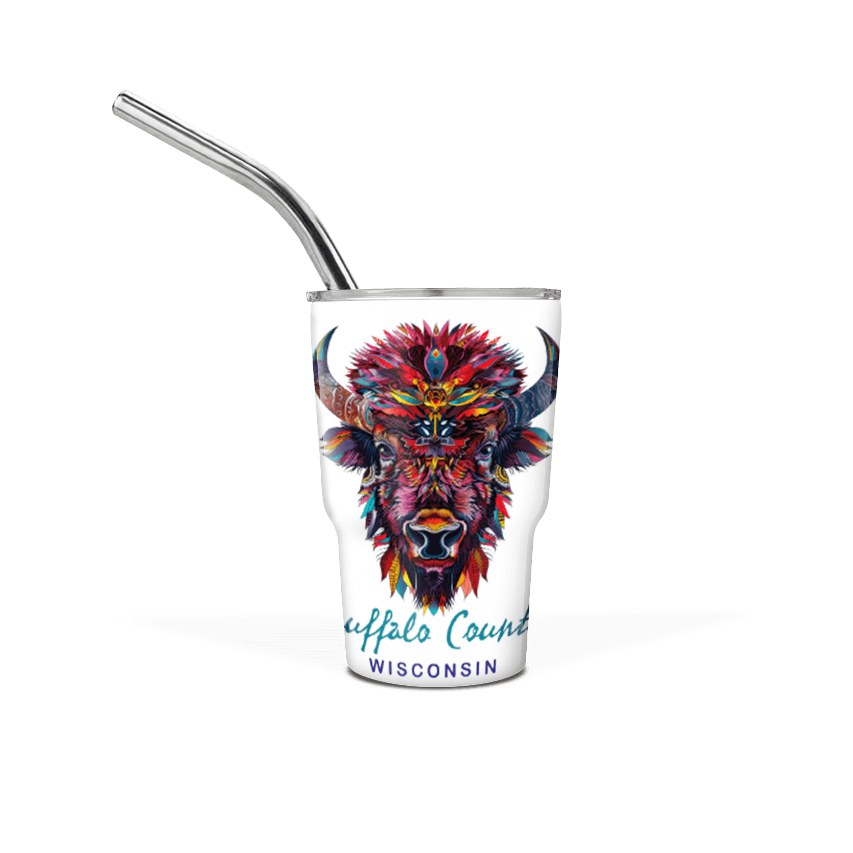 Sticker Feather Buffalo