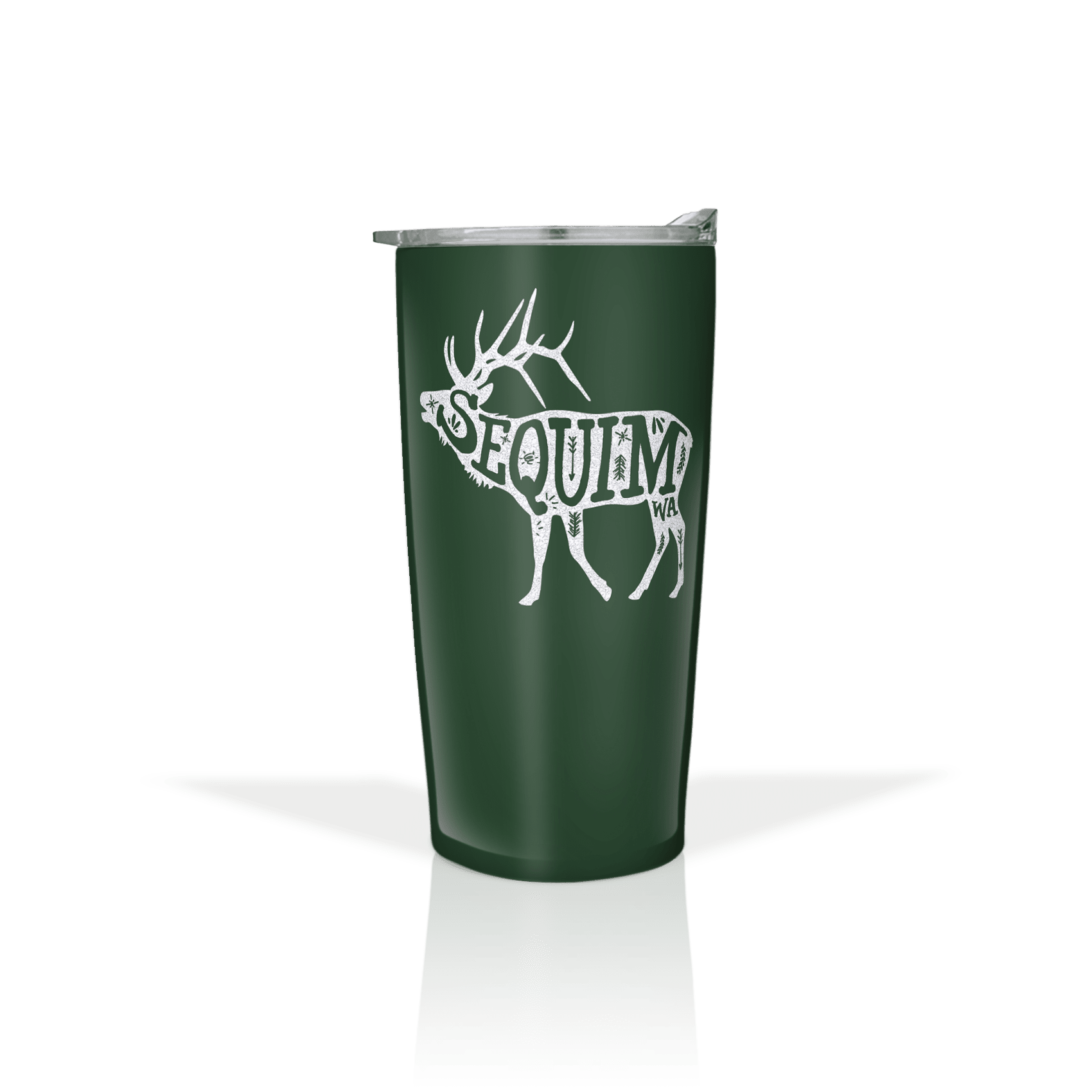 Standing Elk on Green