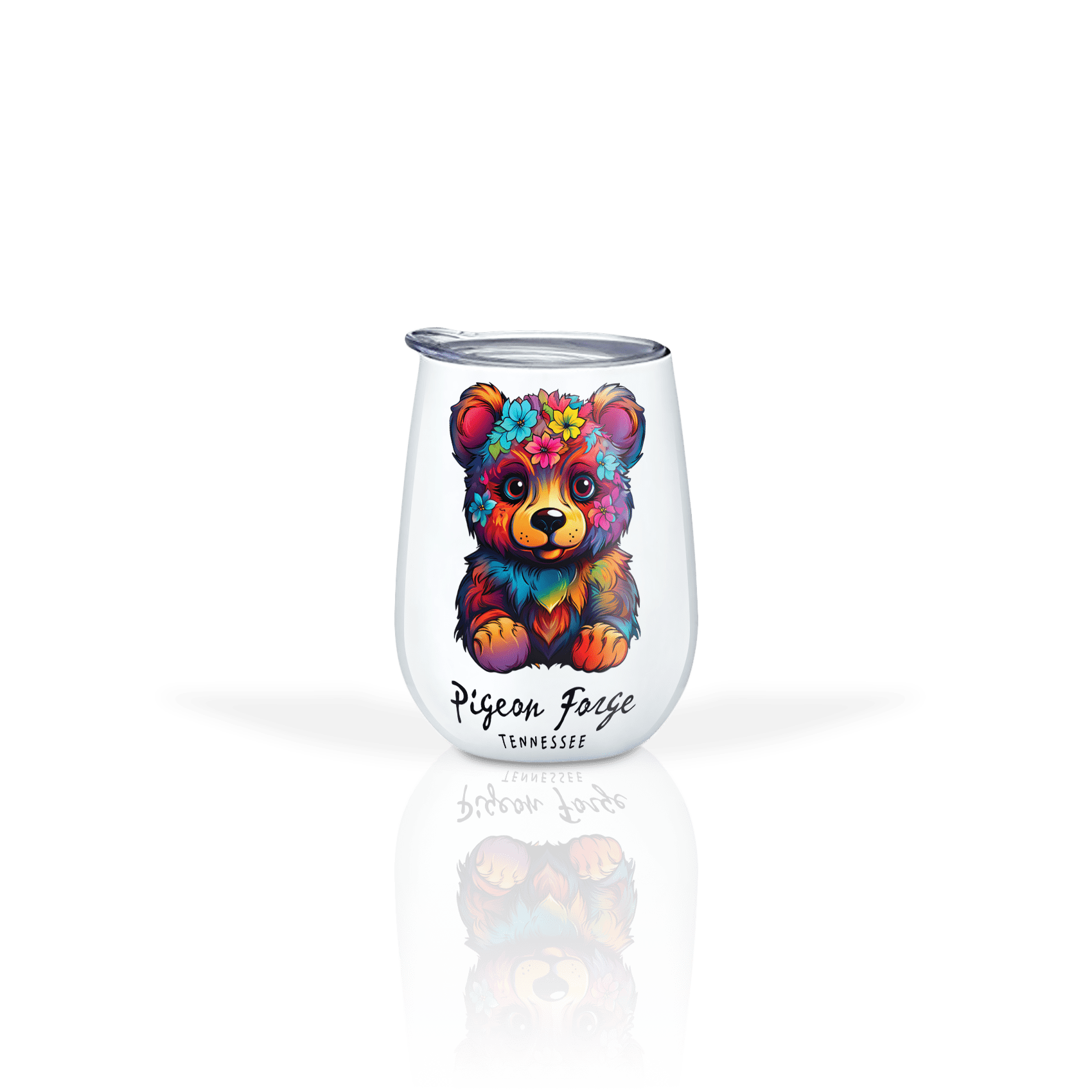 Sticker Floral Bear Cub