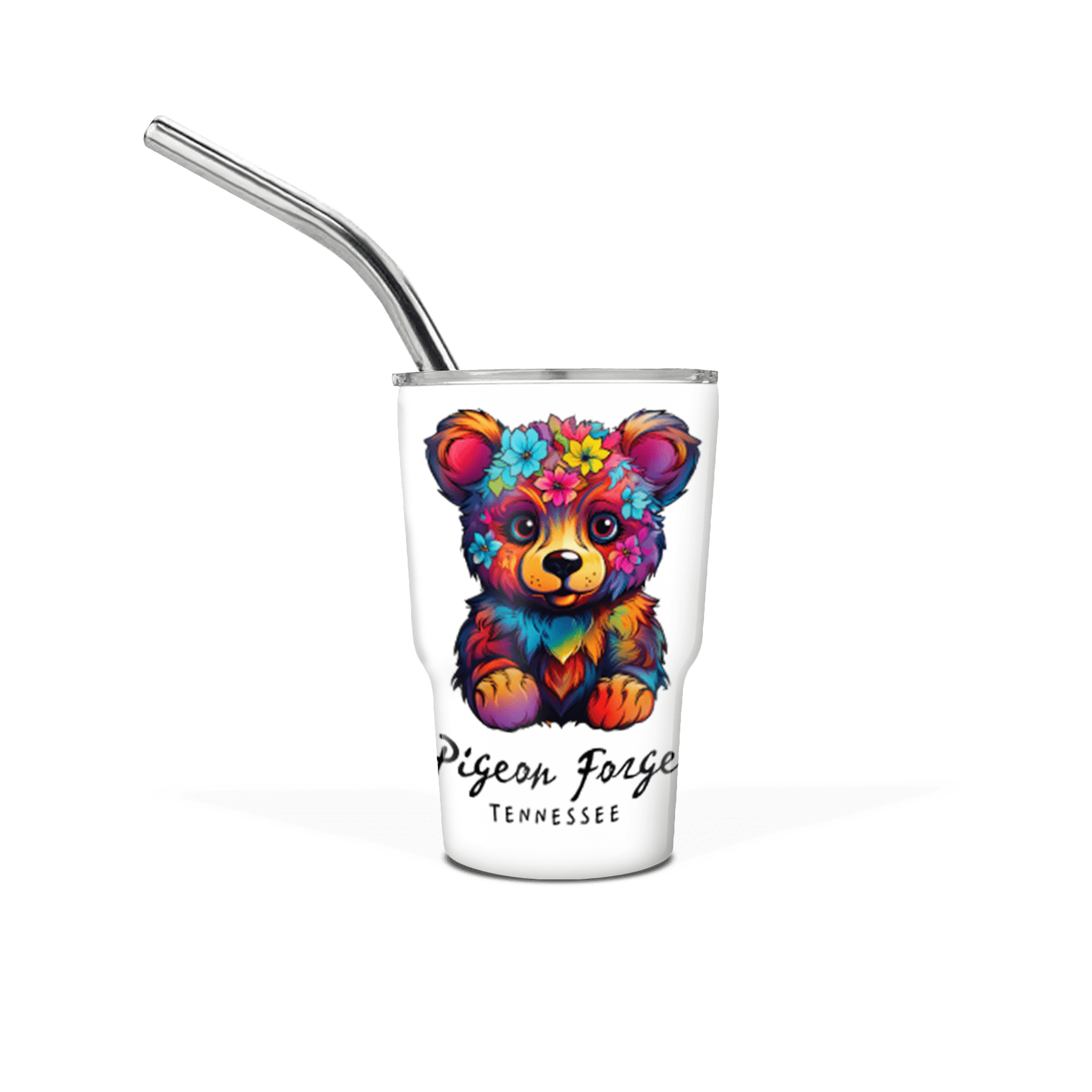 Mini 3 oz Tumbler with Straw