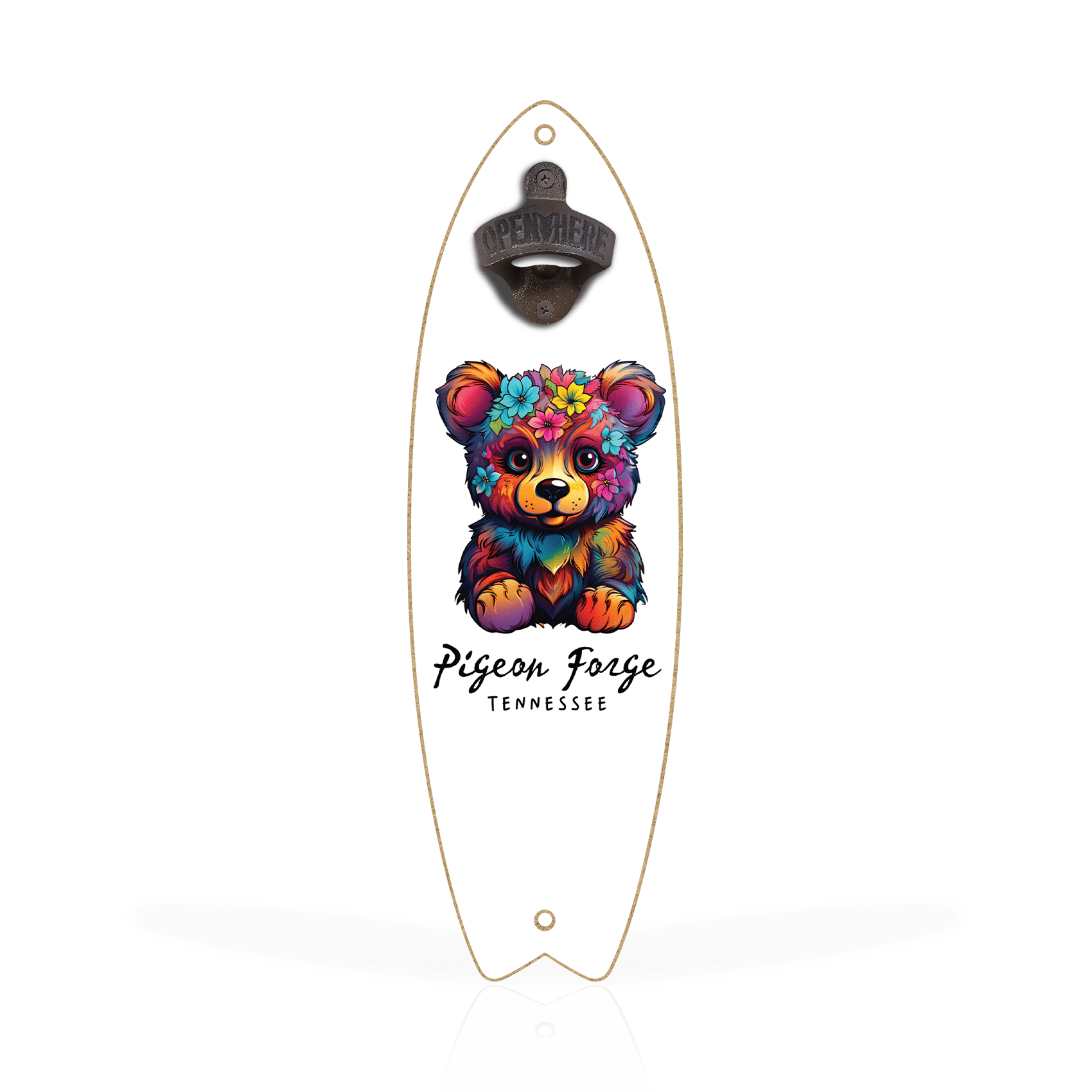 Sticker Floral Bear Cub
