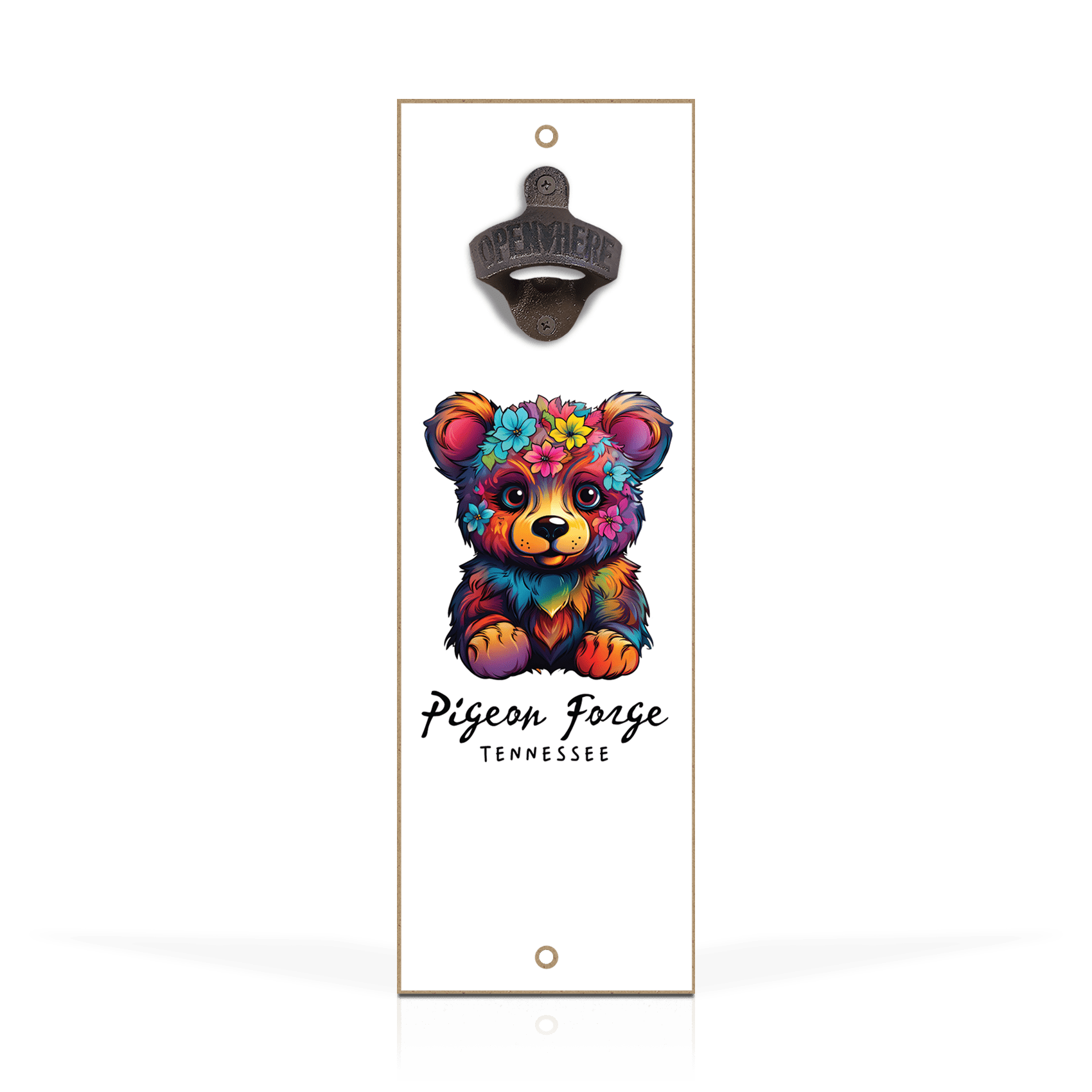 Sticker Floral Bear Cub