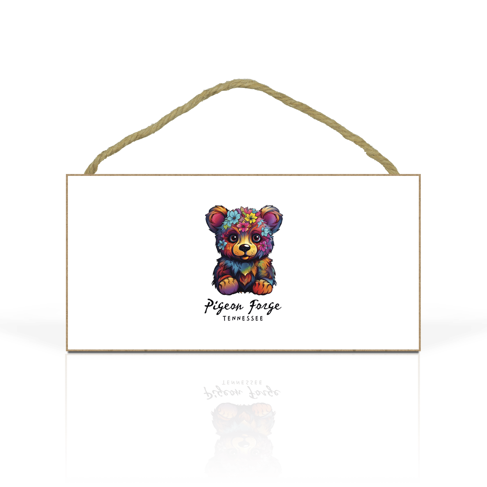Sticker Floral Bear Cub