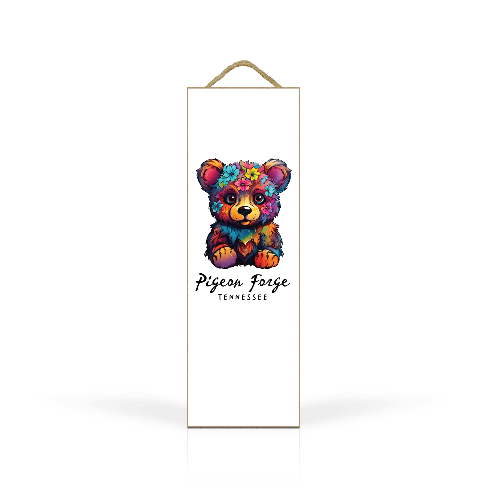 Sticker Floral Bear Cub