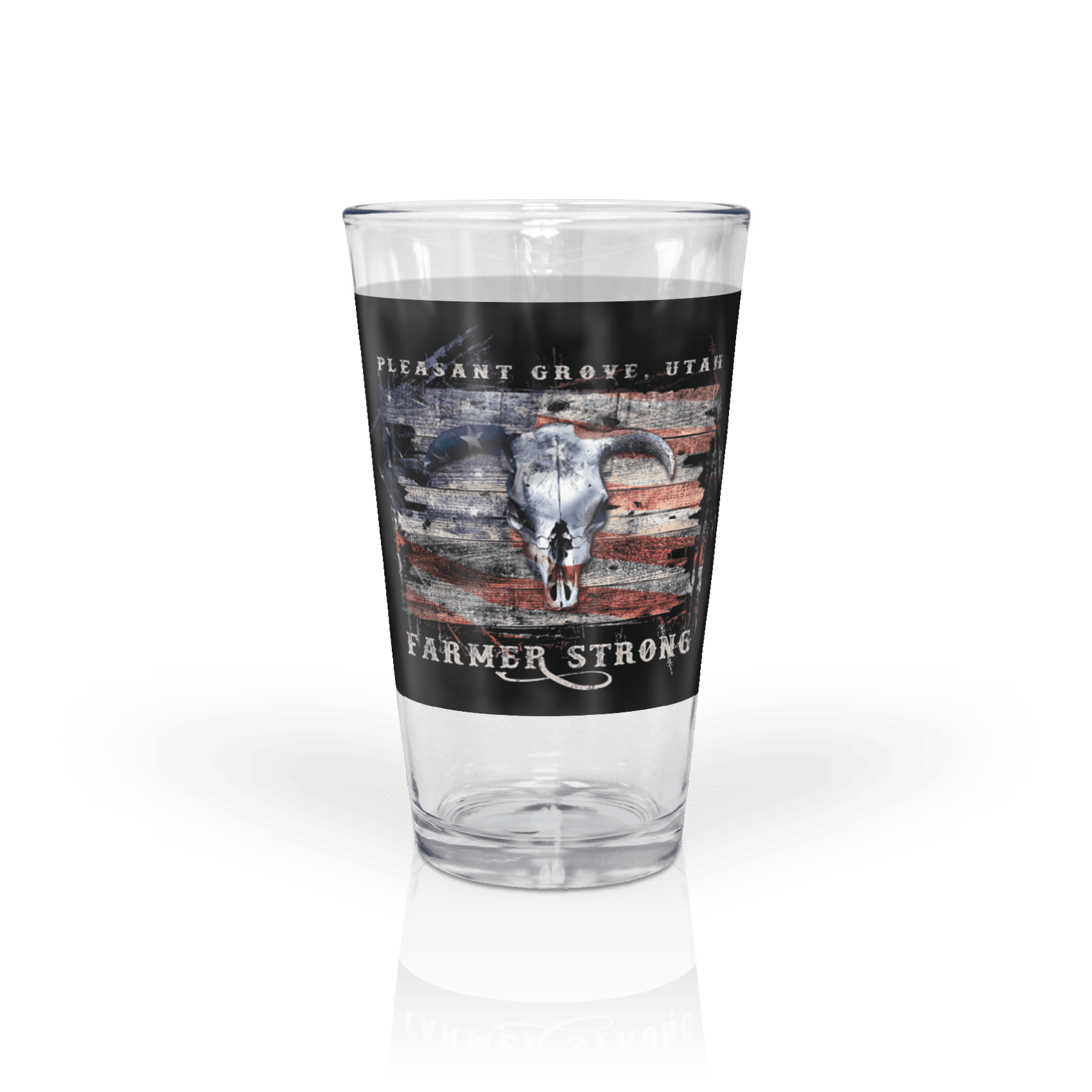 Clear 16 oz Pint Glass