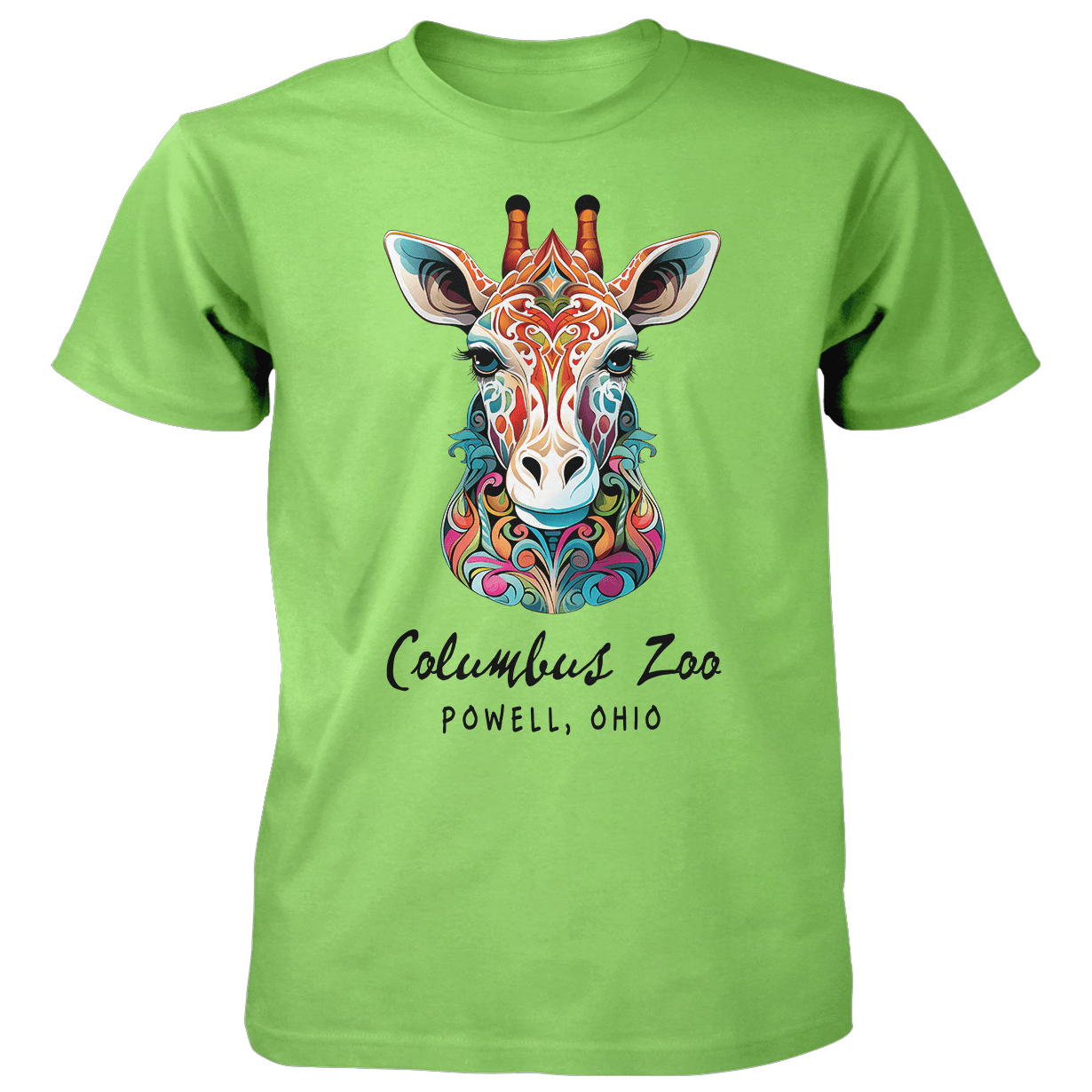 Sticker Floral Giraffe