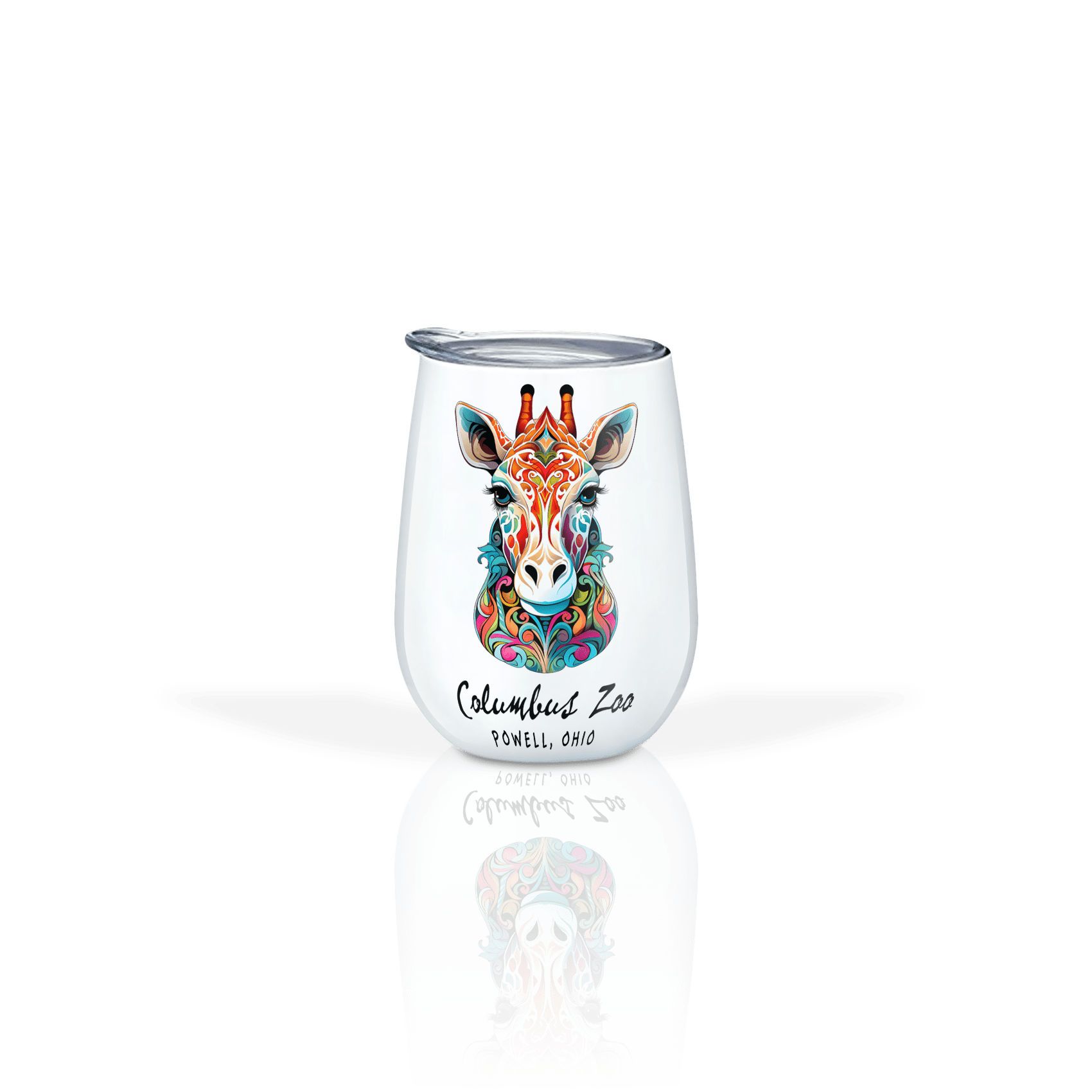 Sticker Floral Giraffe
