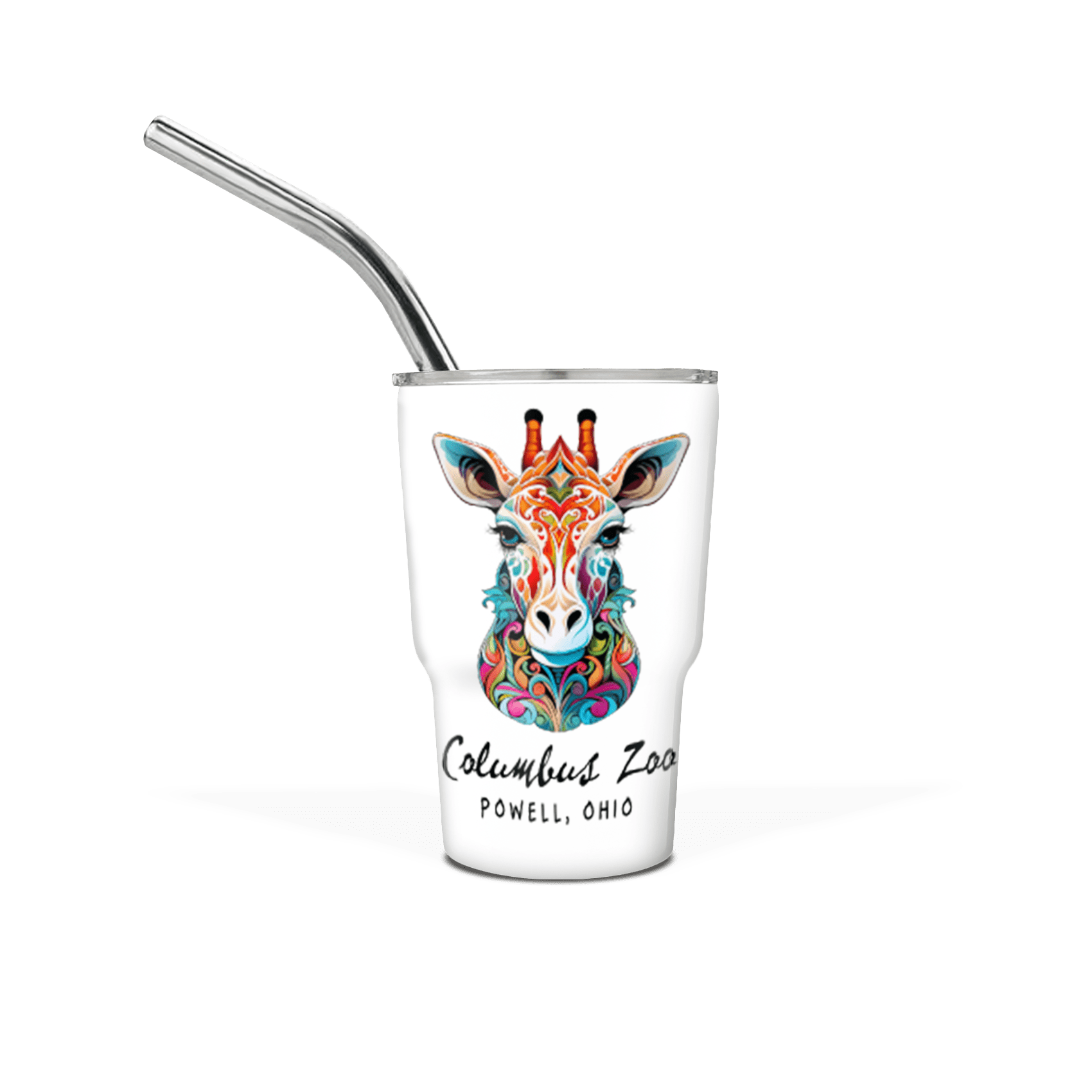 Sticker Floral Giraffe