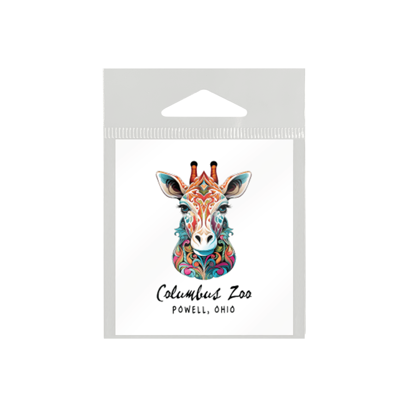 Sticker Floral Giraffe