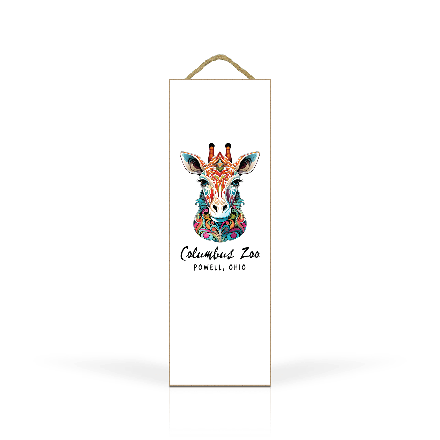 Sticker Floral Giraffe