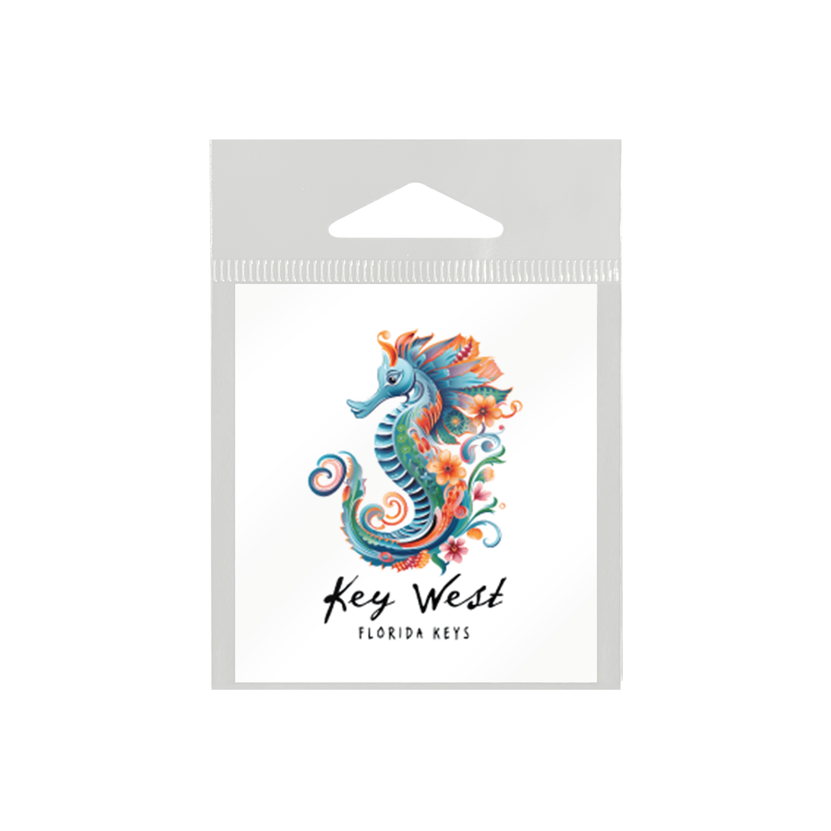 Sticker Floral SeaHorse
