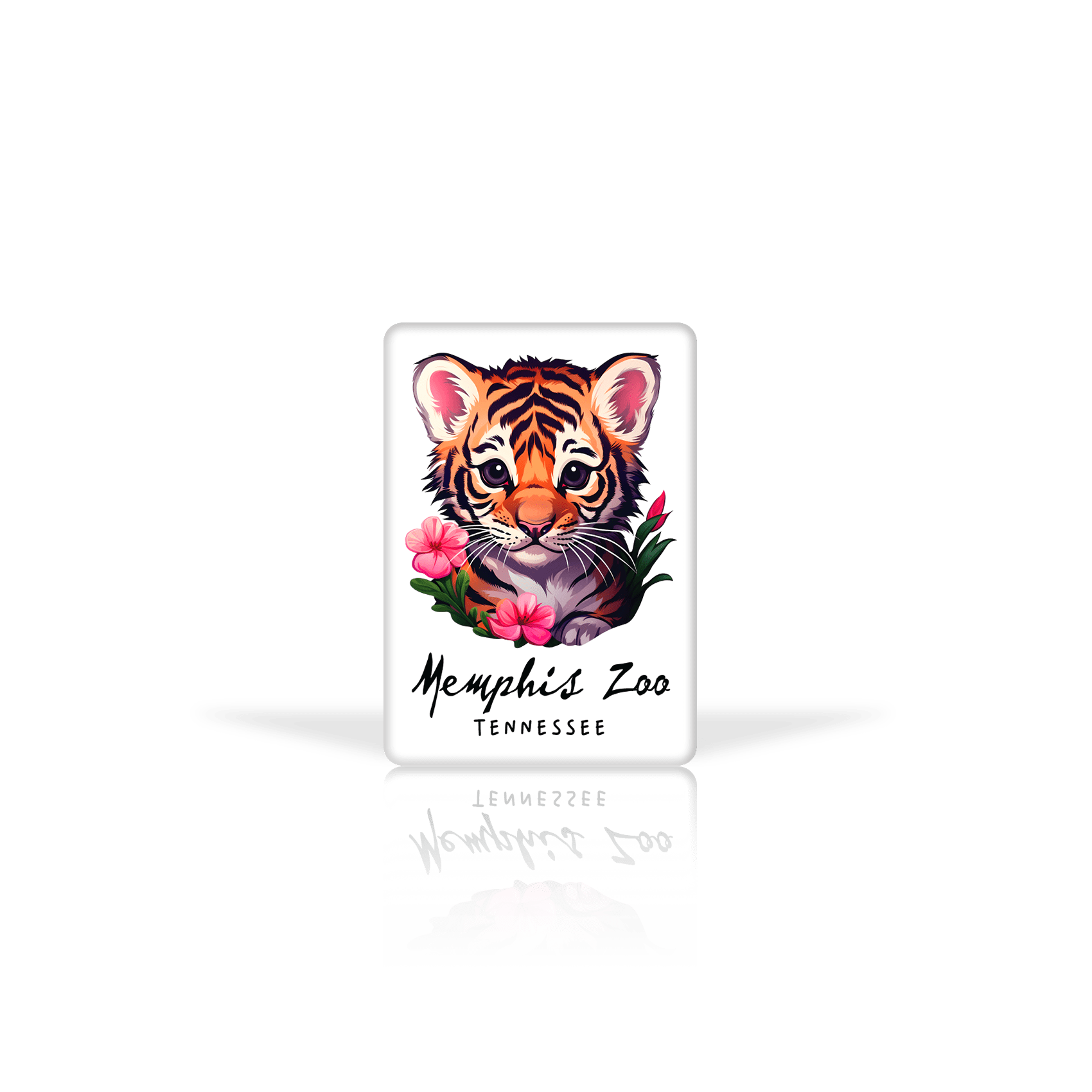 Sticker Floral Tiger Cub