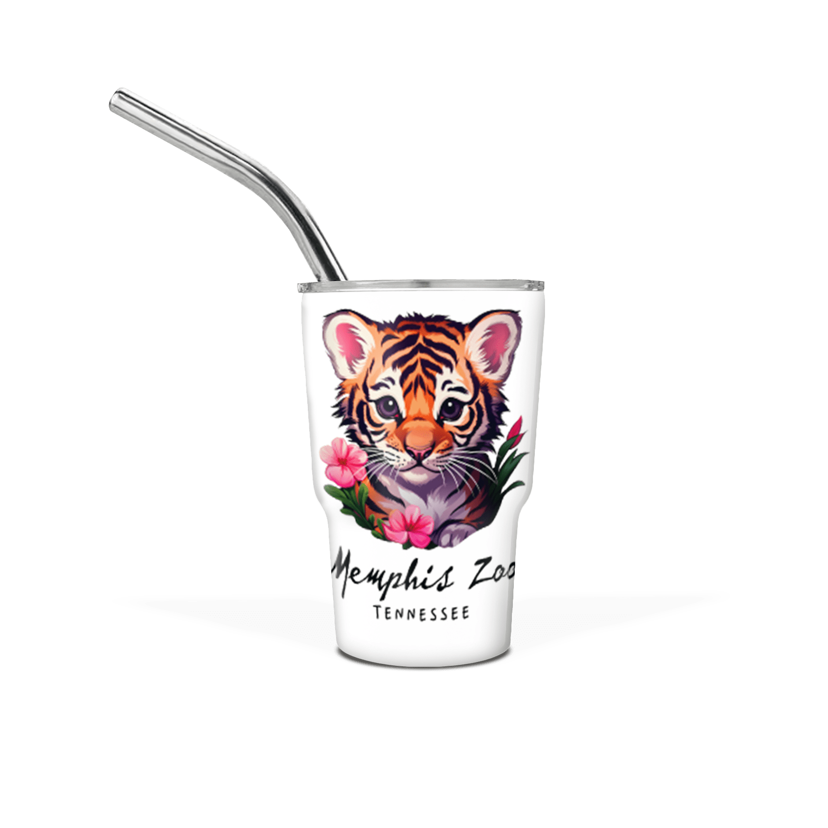 Mini 3 oz Tumbler with Straw