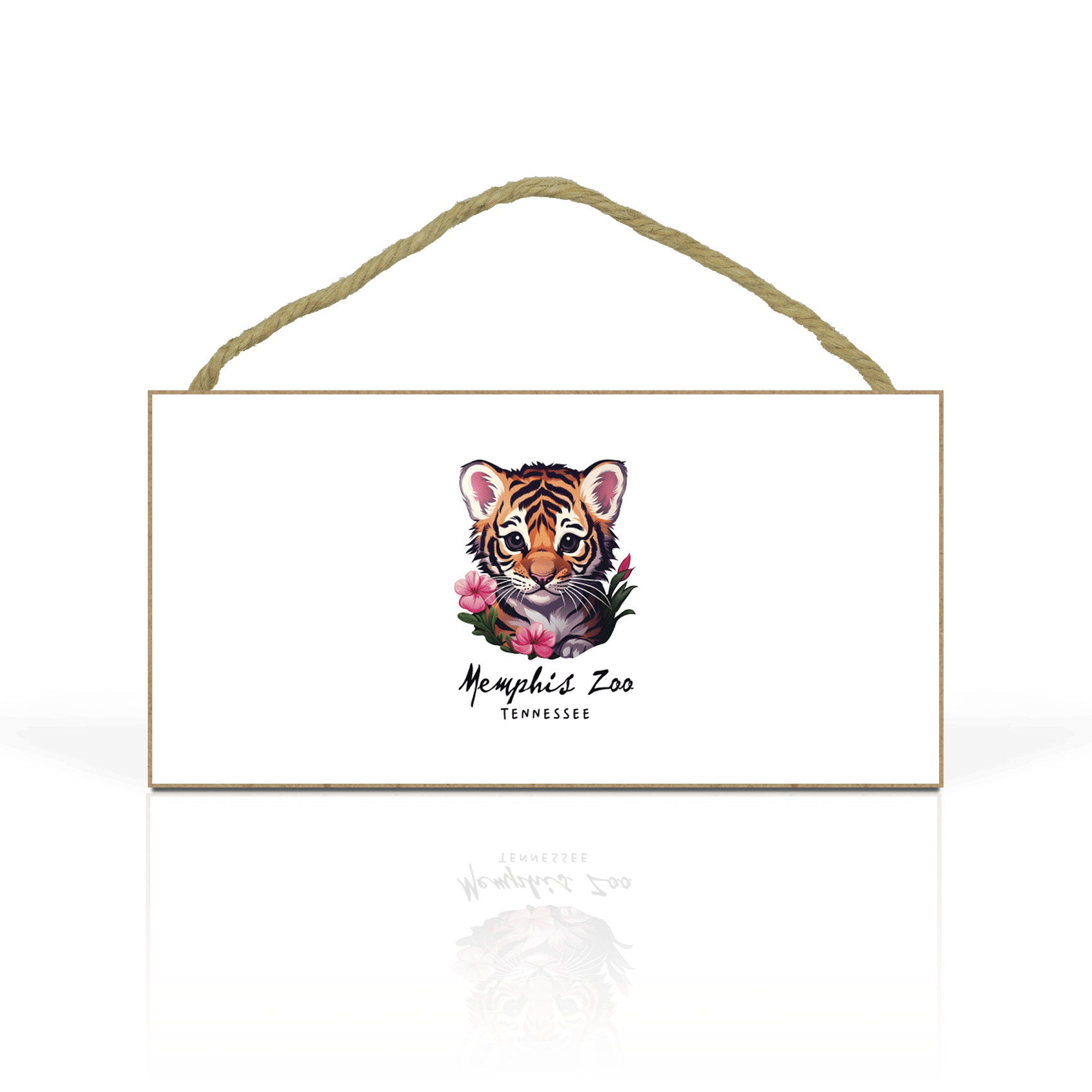 Sticker Floral Tiger Cub