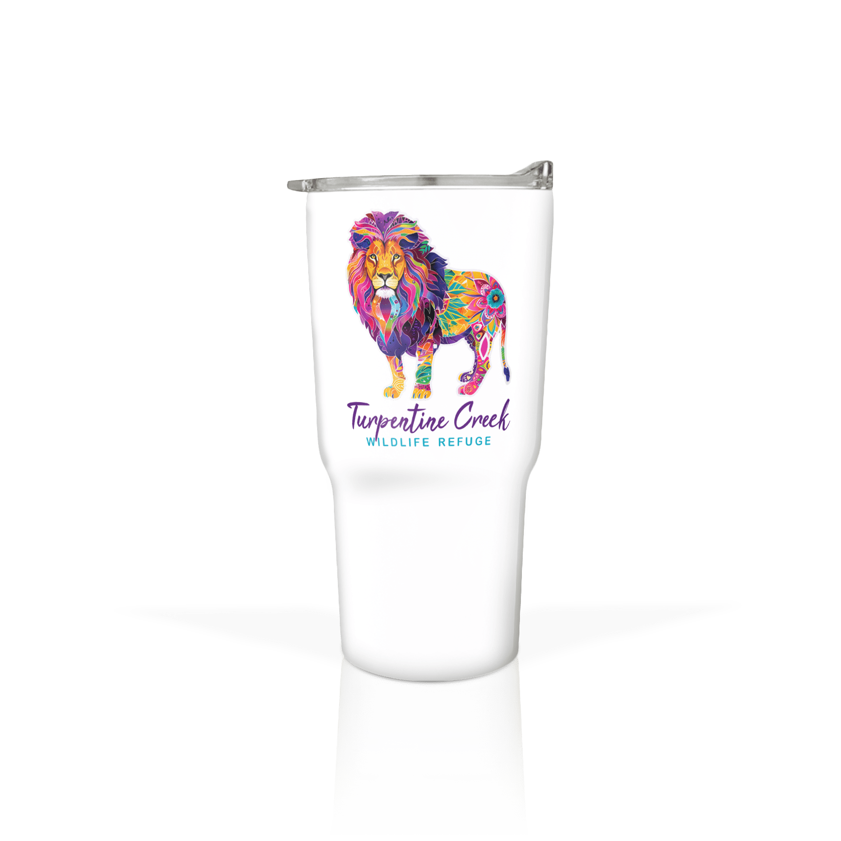 Standing Lion Body Sticker