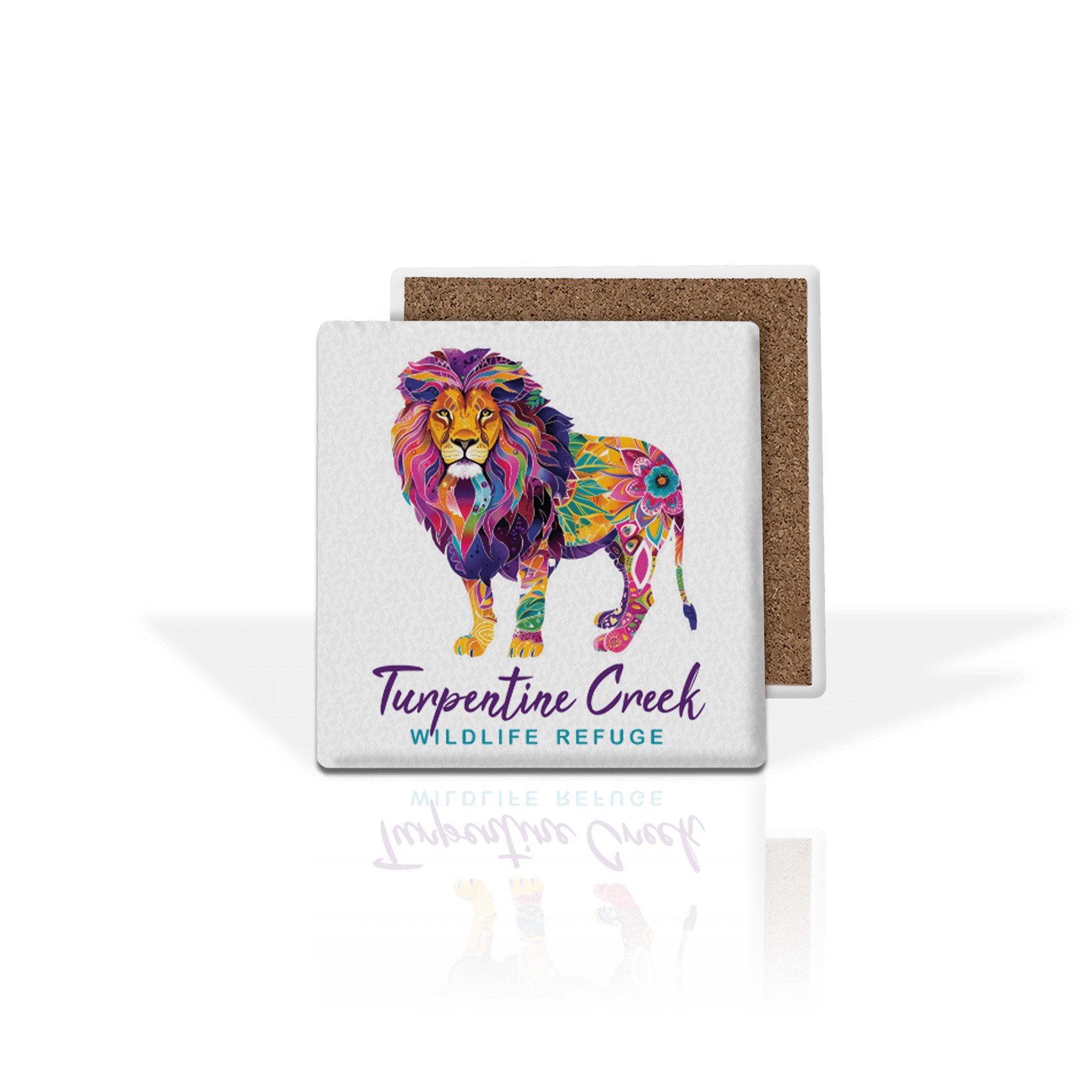 Standing Lion Body Sticker