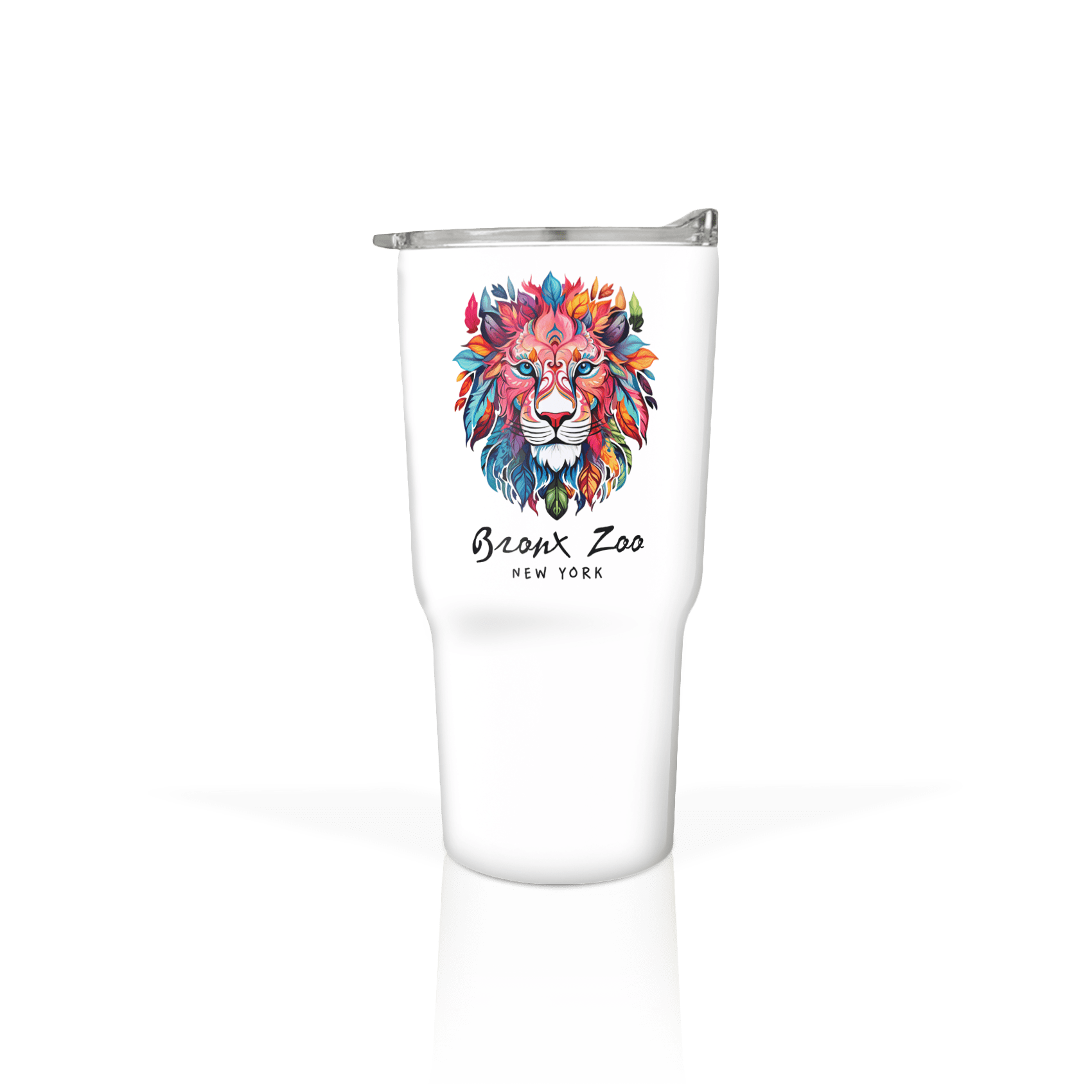 Sticker Floral Lion