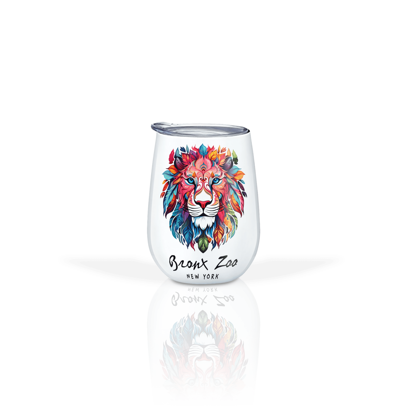 Sticker Floral Lion