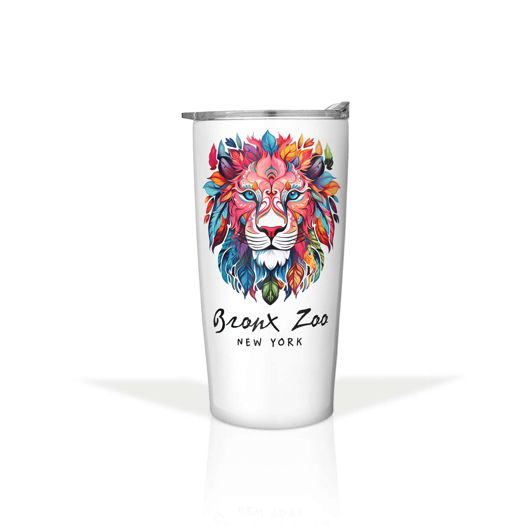 Sticker Floral Lion