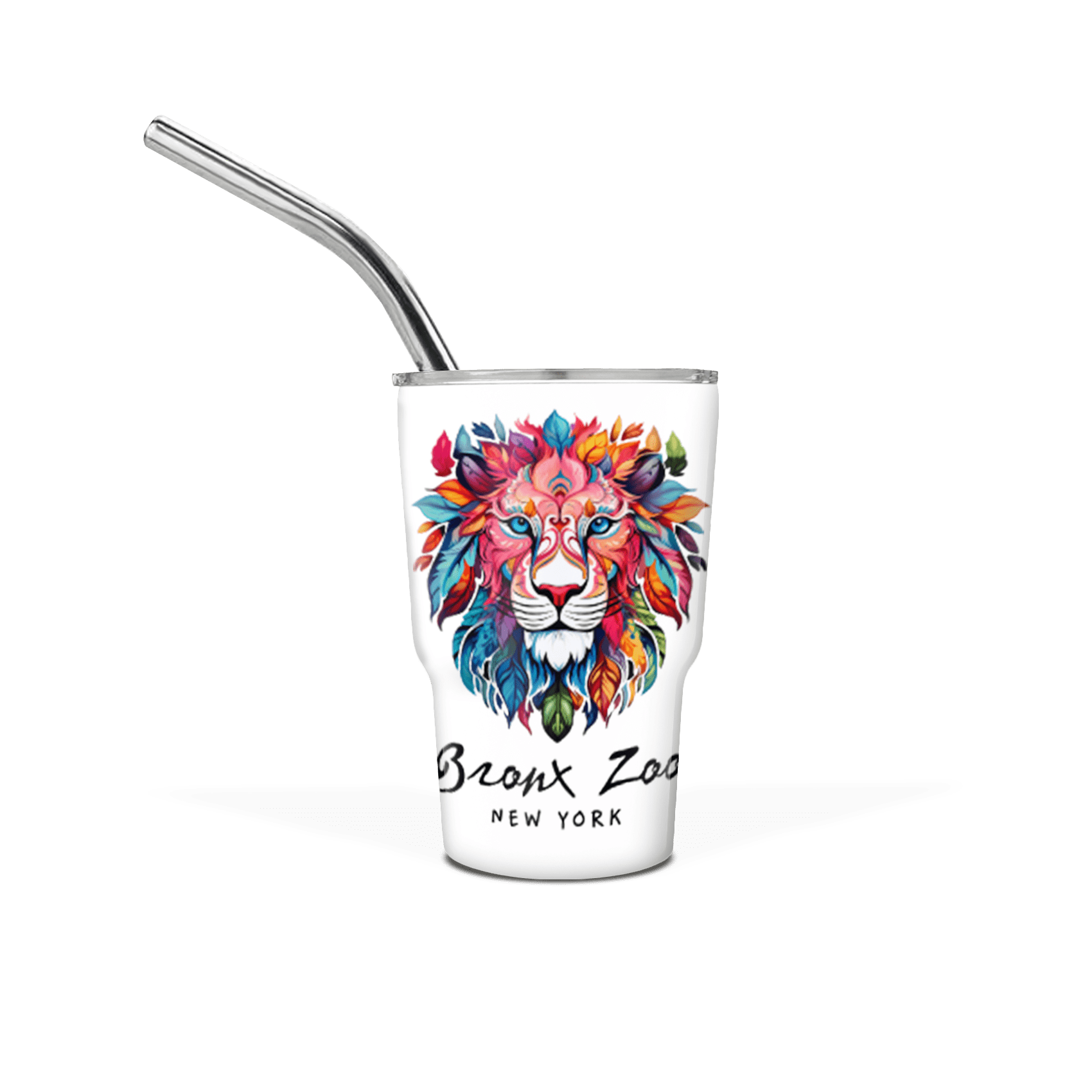 Sticker Floral Lion