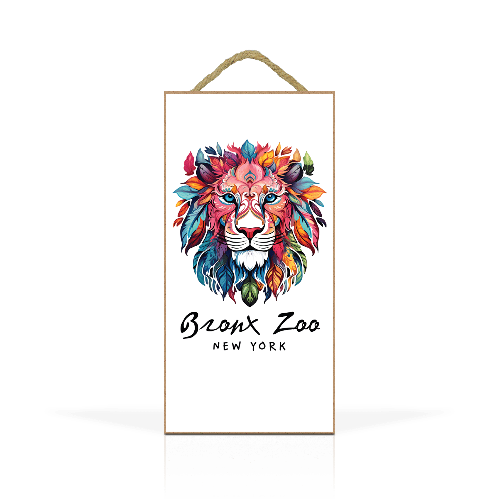 Sticker Floral Lion