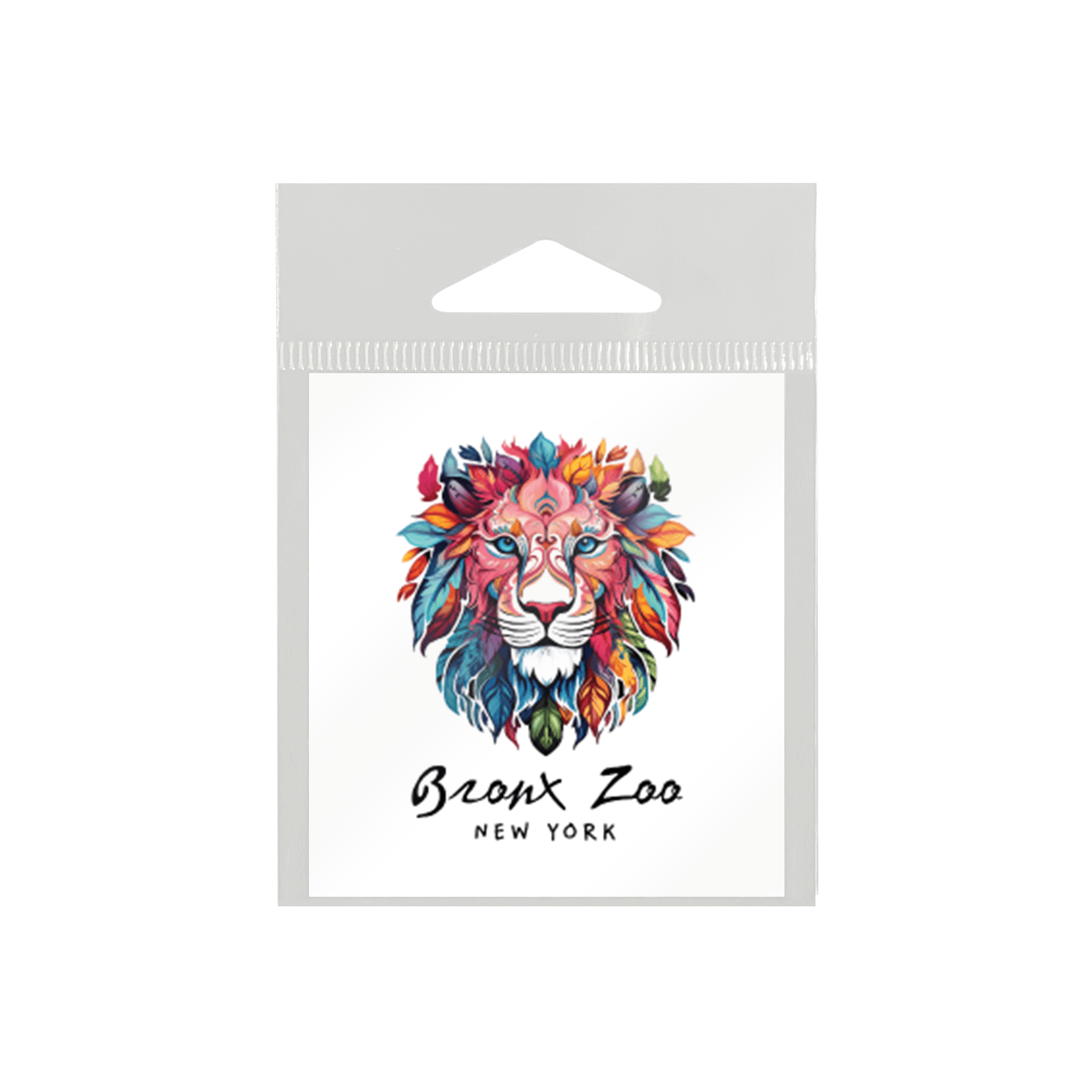 Sticker Floral Lion