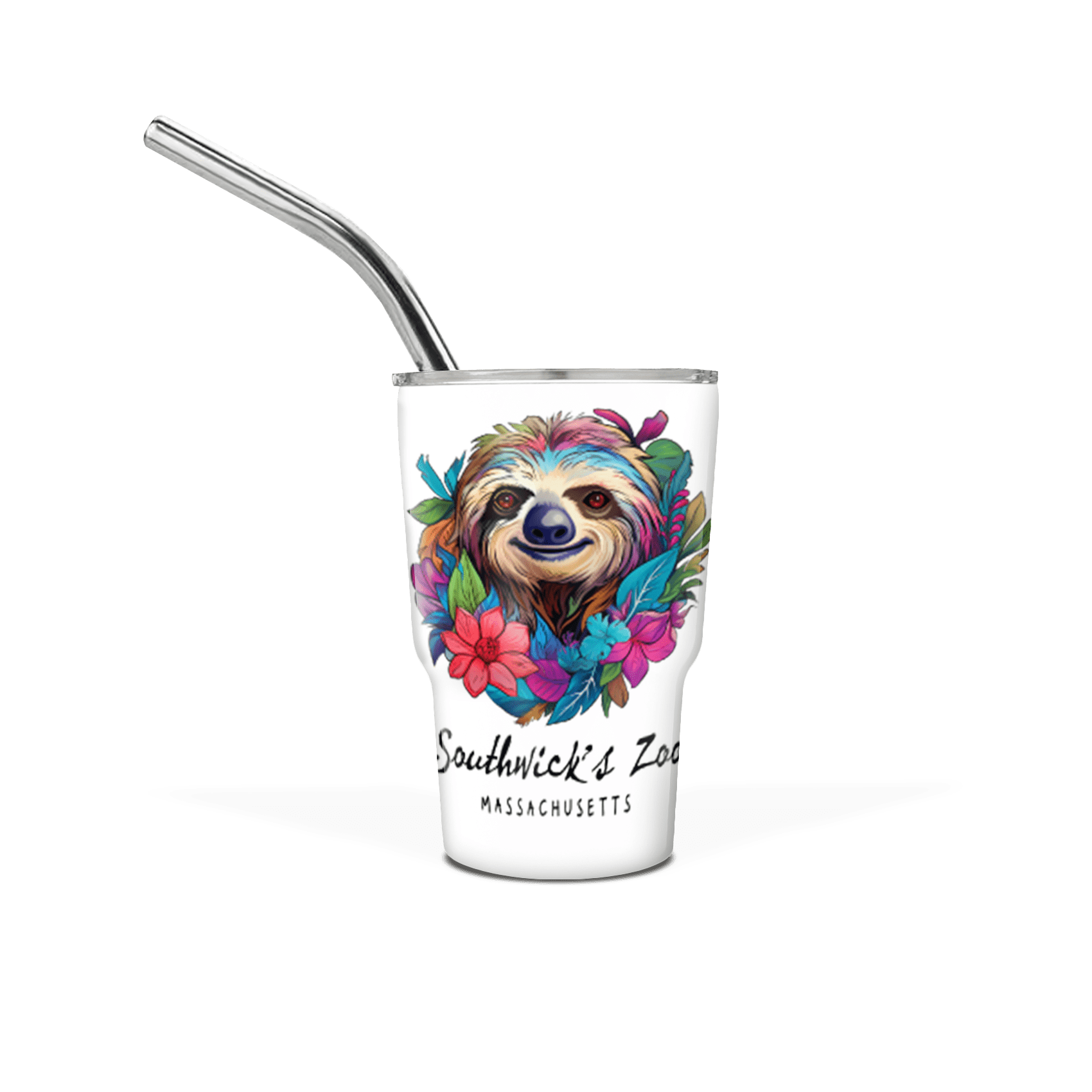 Mini 3 oz Tumbler with Straw