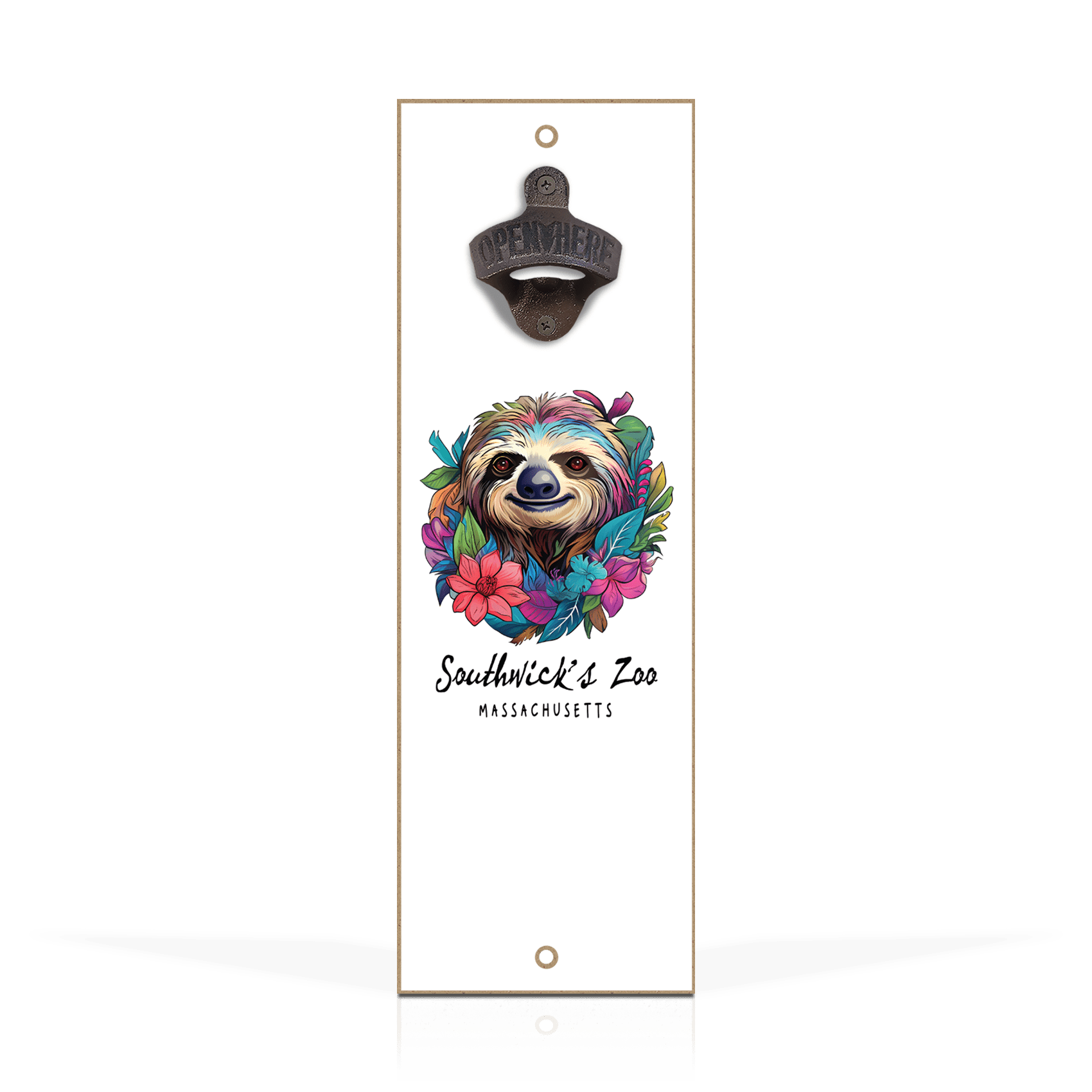 Sticker Floral Sloth