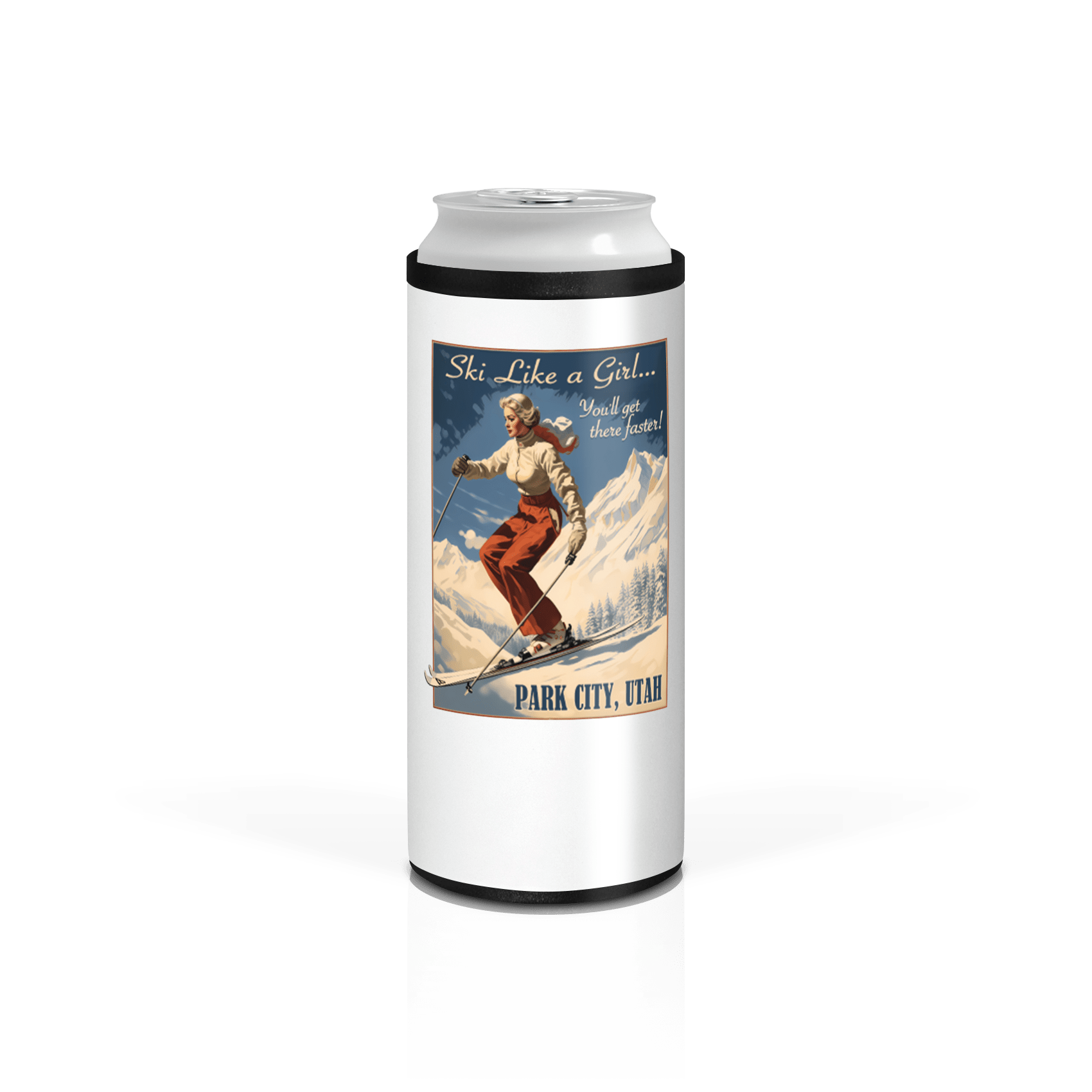 Ski Like a Girl - Back