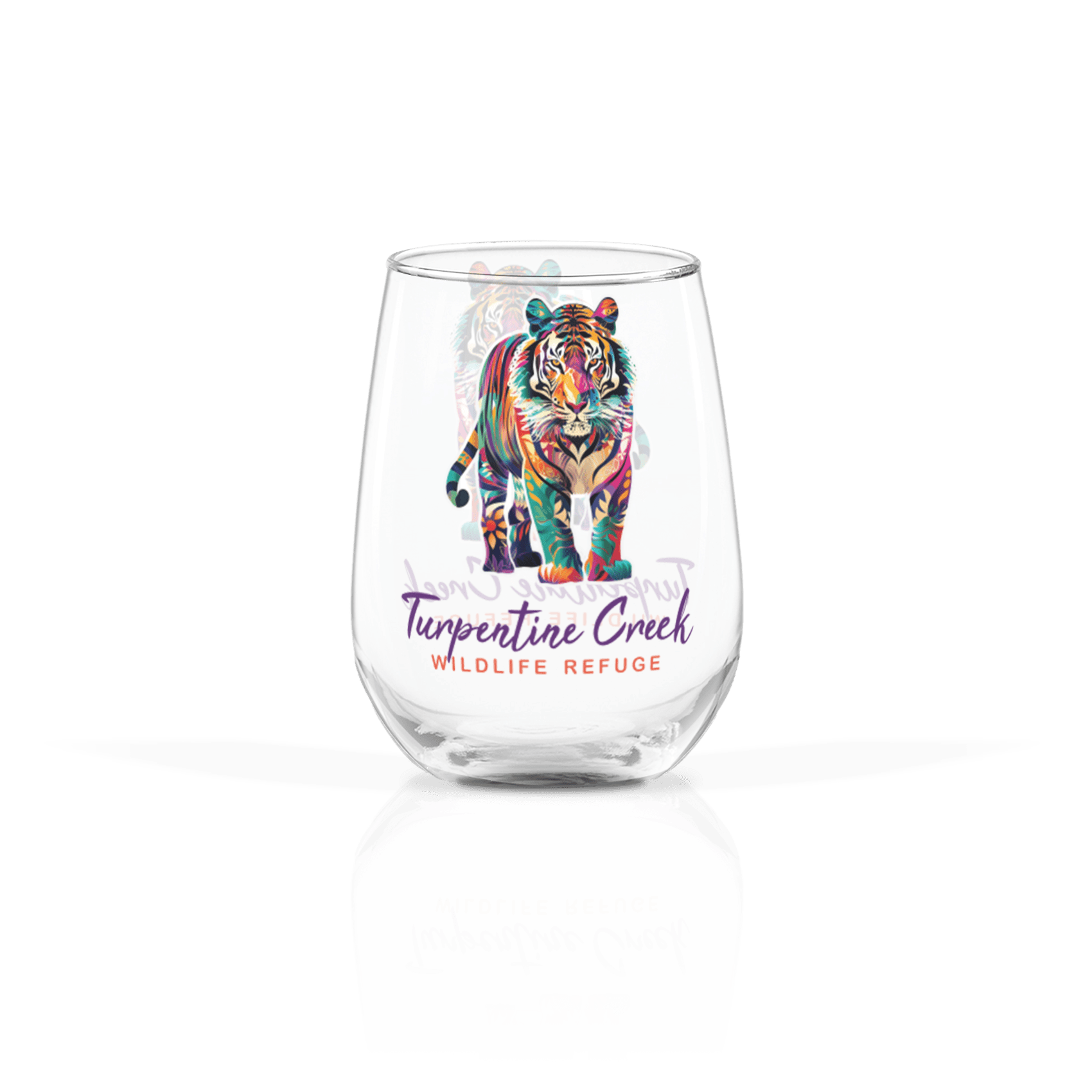 Standing Tiger Body Sticker