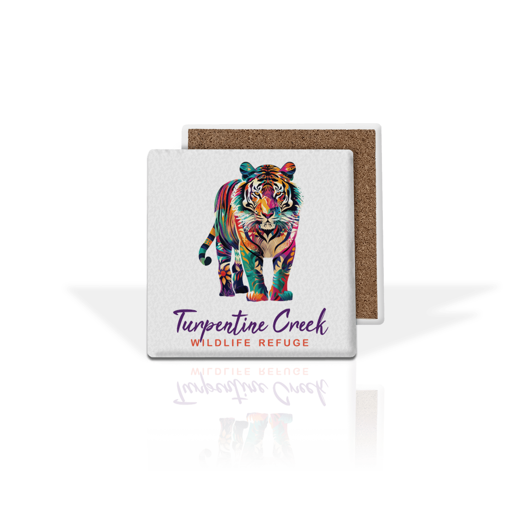 Standing Tiger Body Sticker