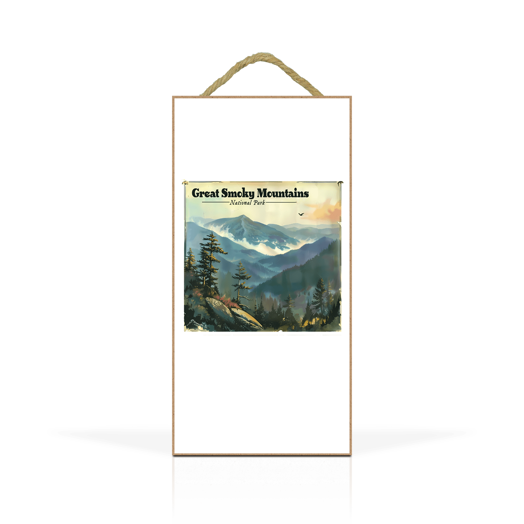 Scenic Nature Watercolor Purple MTNS