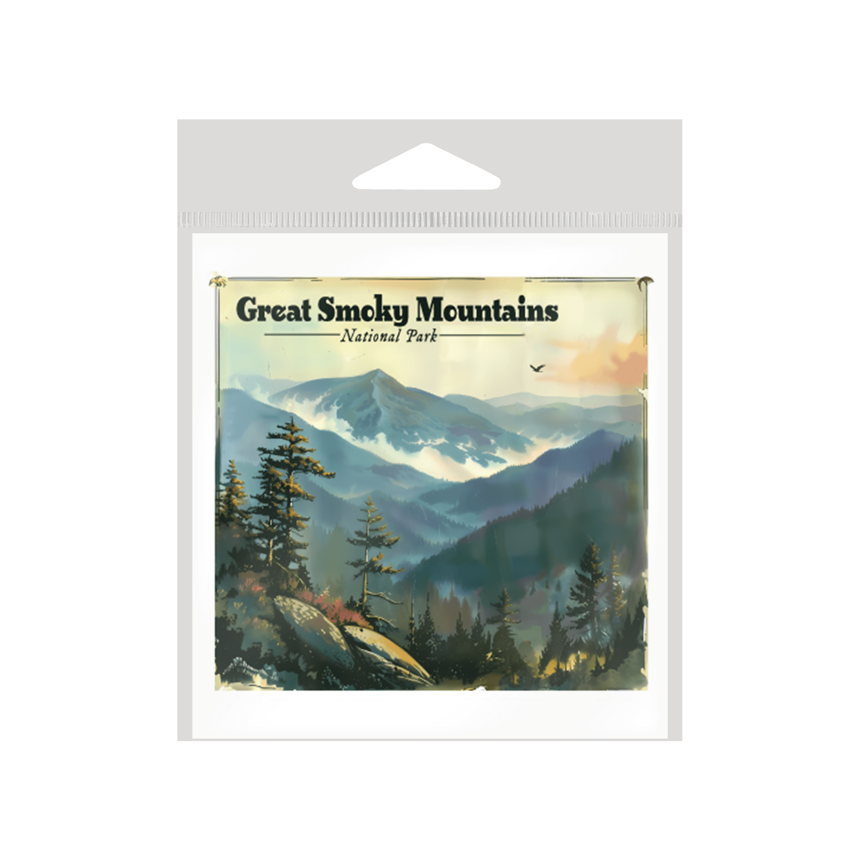 Scenic Nature Watercolor Purple MTNS