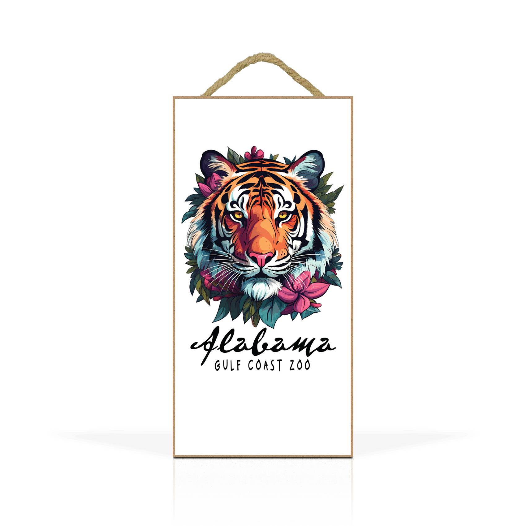 Sticker Floral Tiger