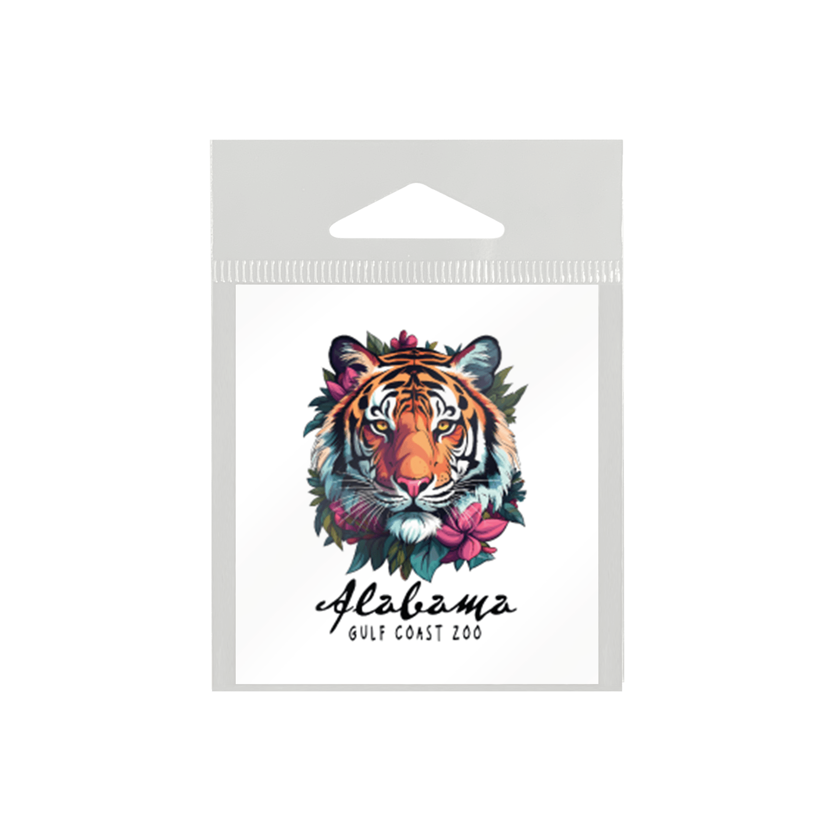 Sticker Floral Tiger