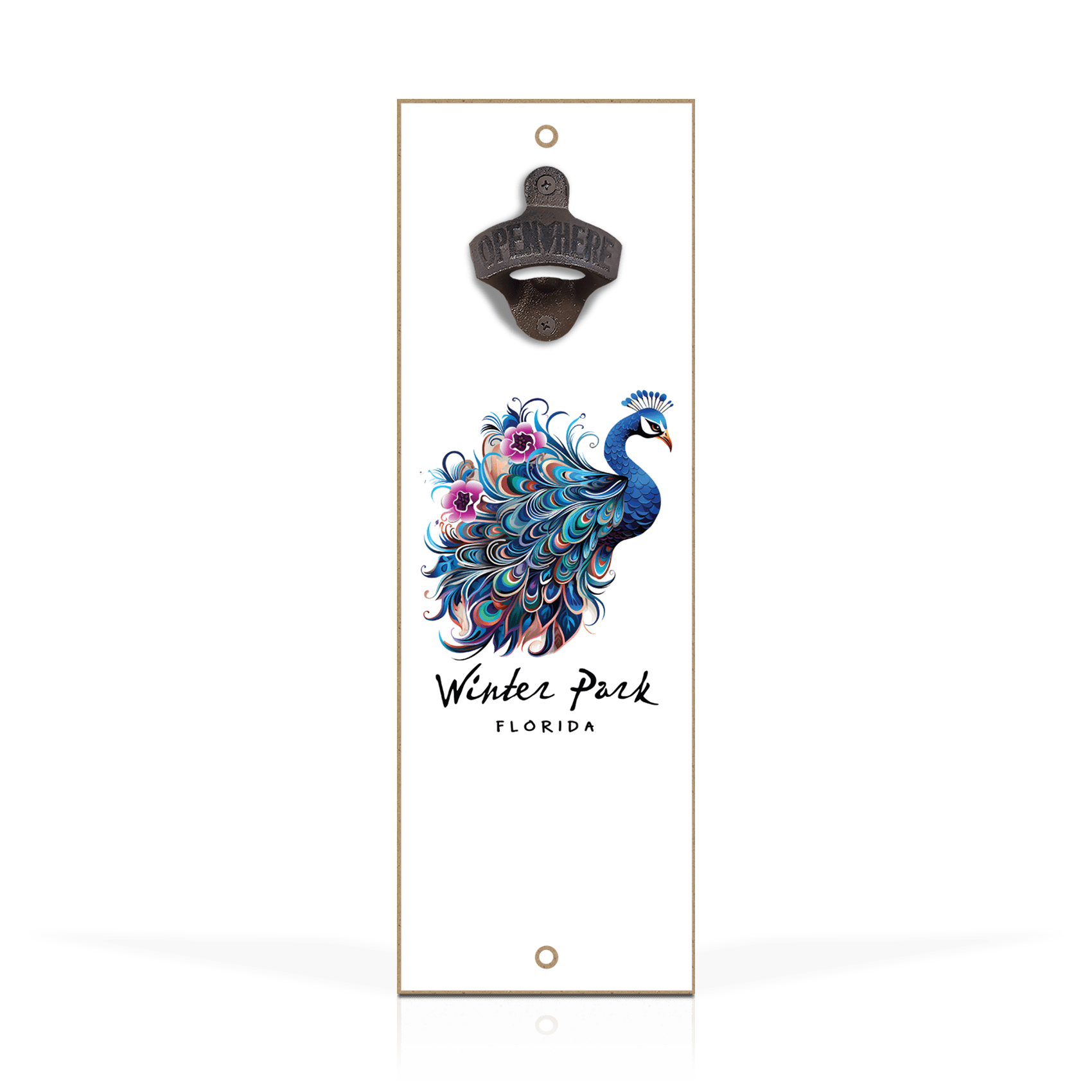 Sticker Floral Peacock