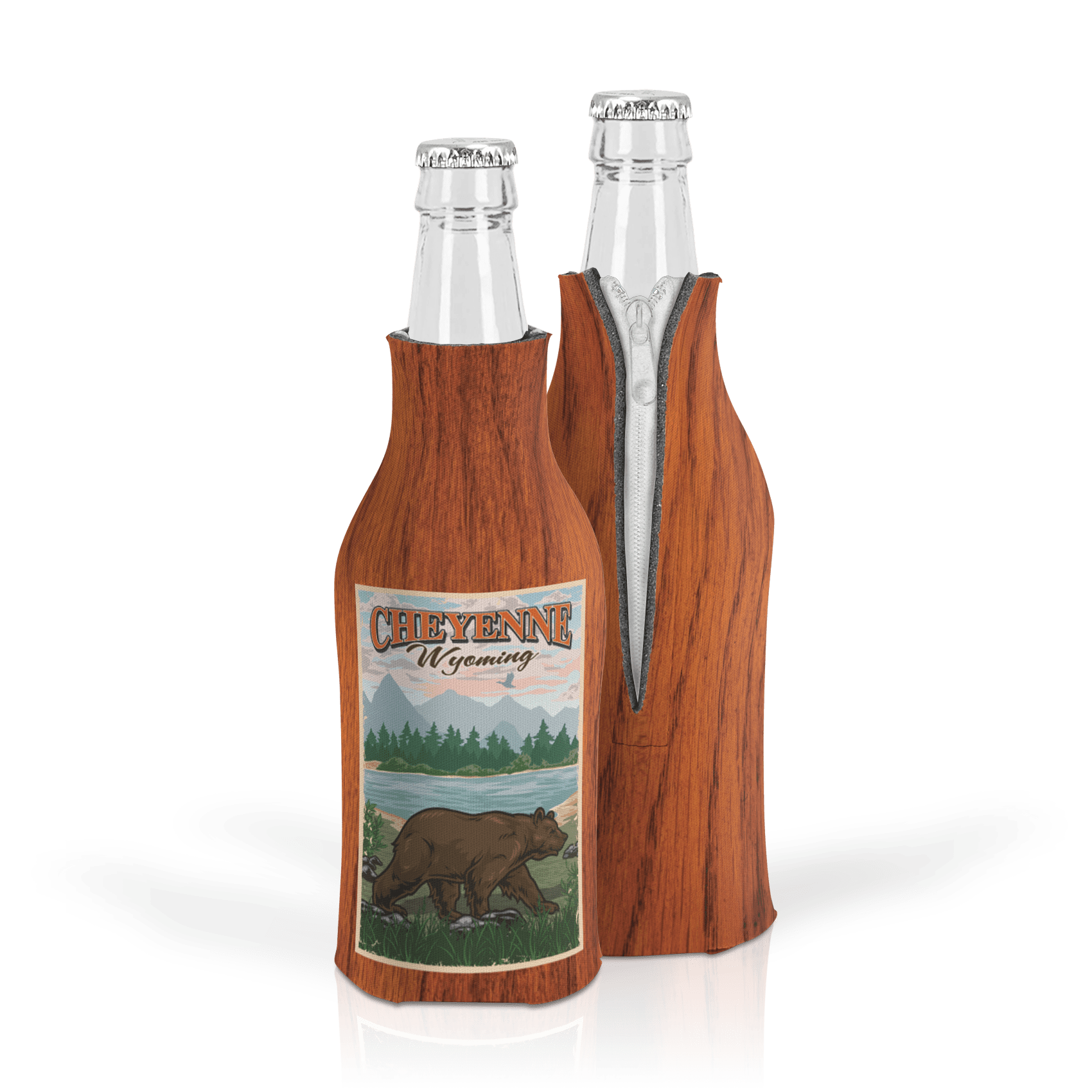 Scuba Foam Zippered Bottle