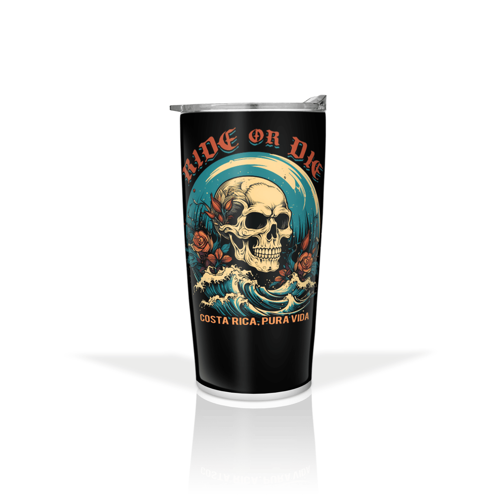 Skull Rose Circle