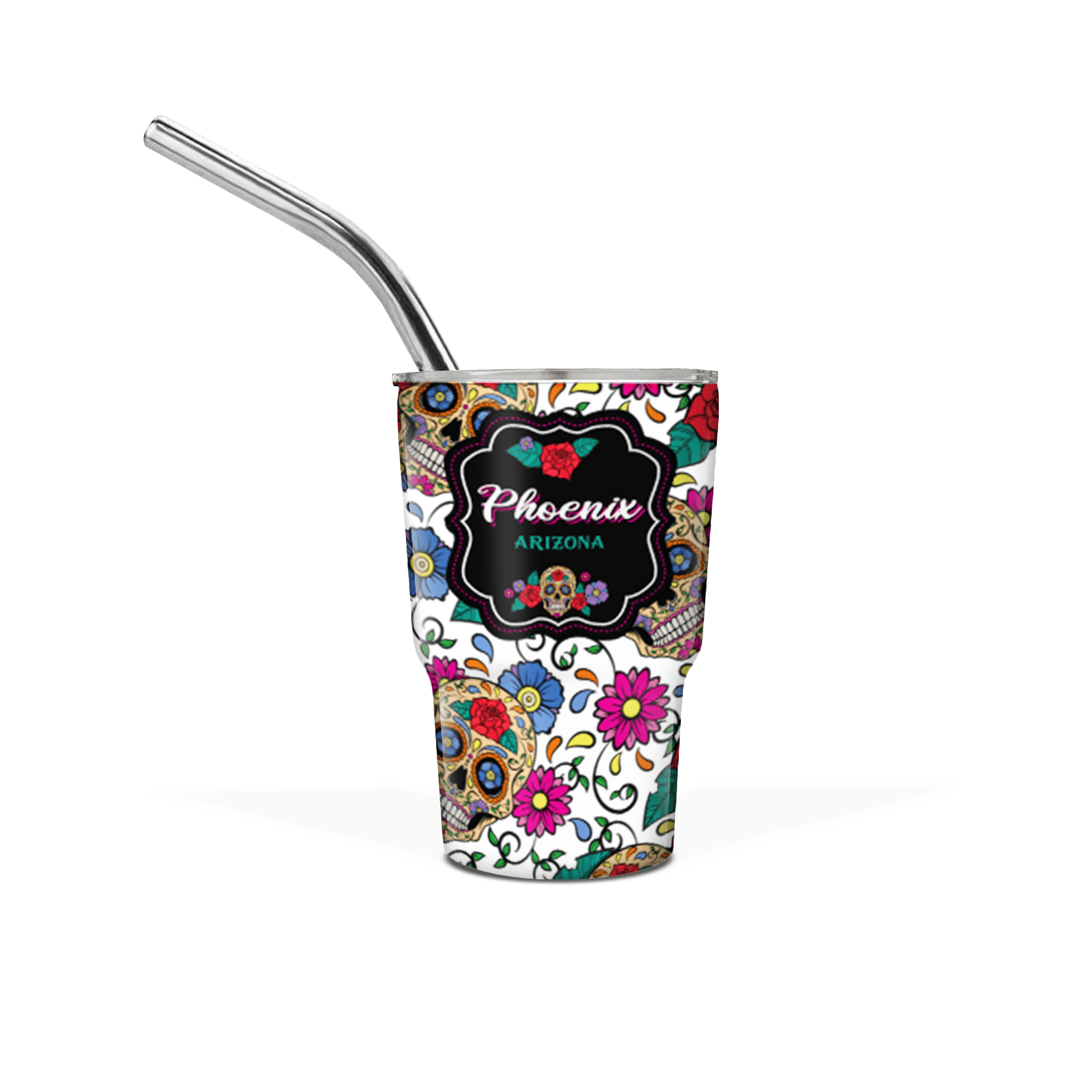 Mini 3 oz Tumbler with Straw
