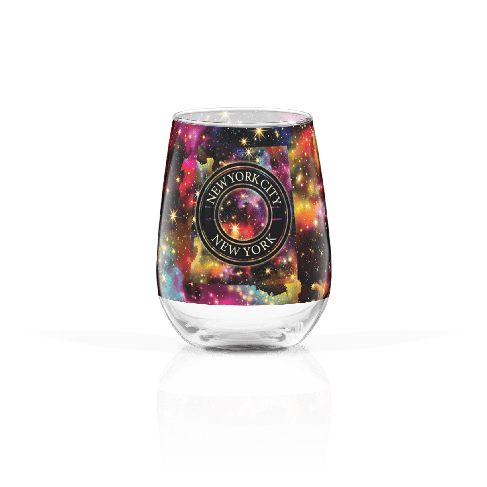 Clear 17oz Stemless Wine Glass