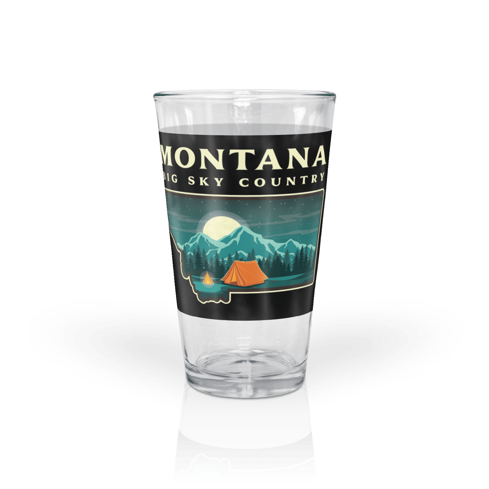 Clear 16 oz Pint Glass