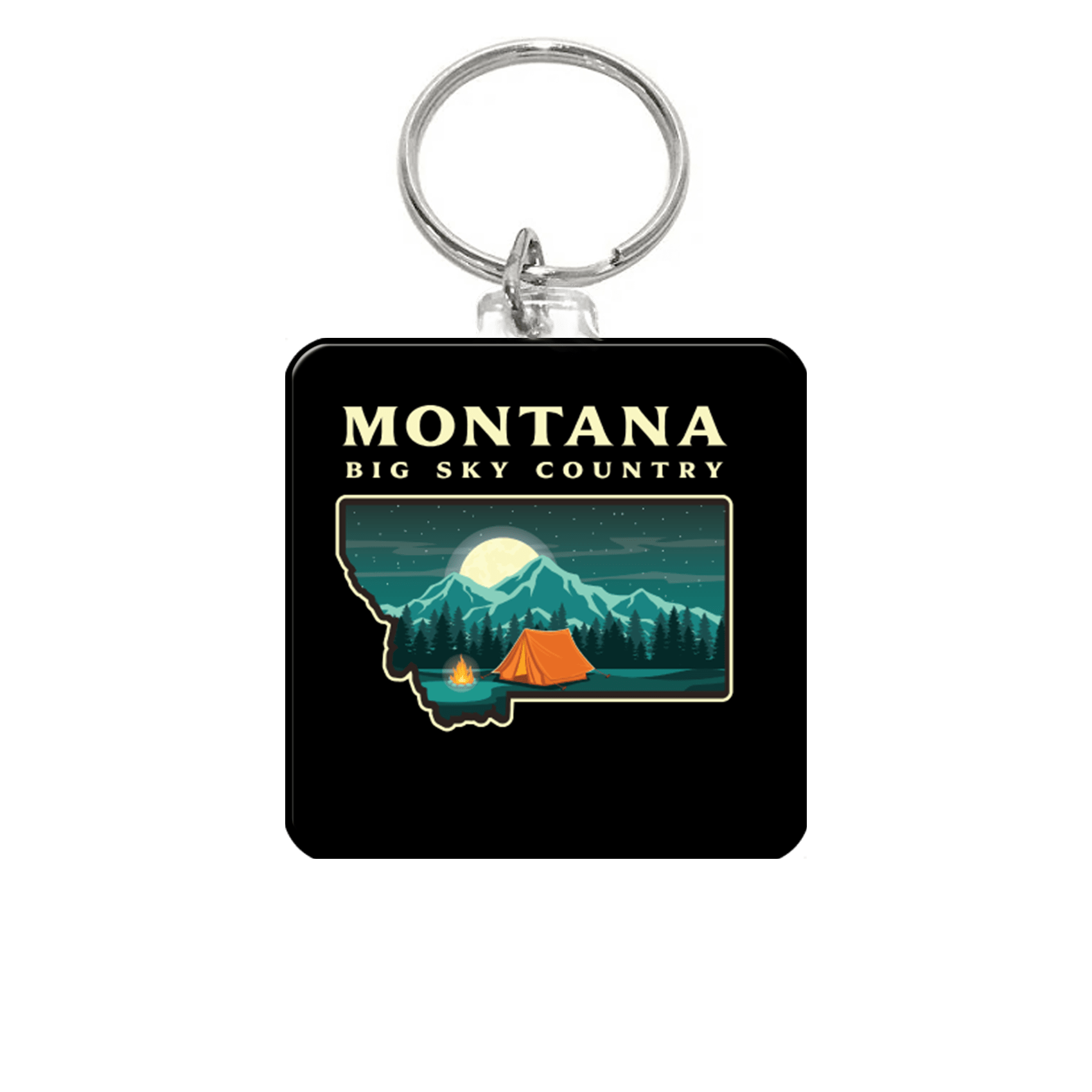 Spot State Shape Montana