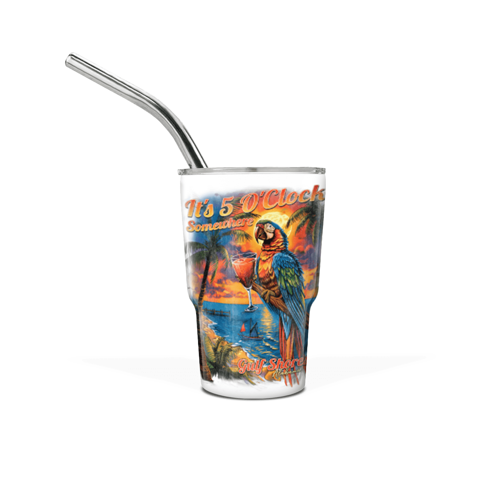 Sunset Party Parrot