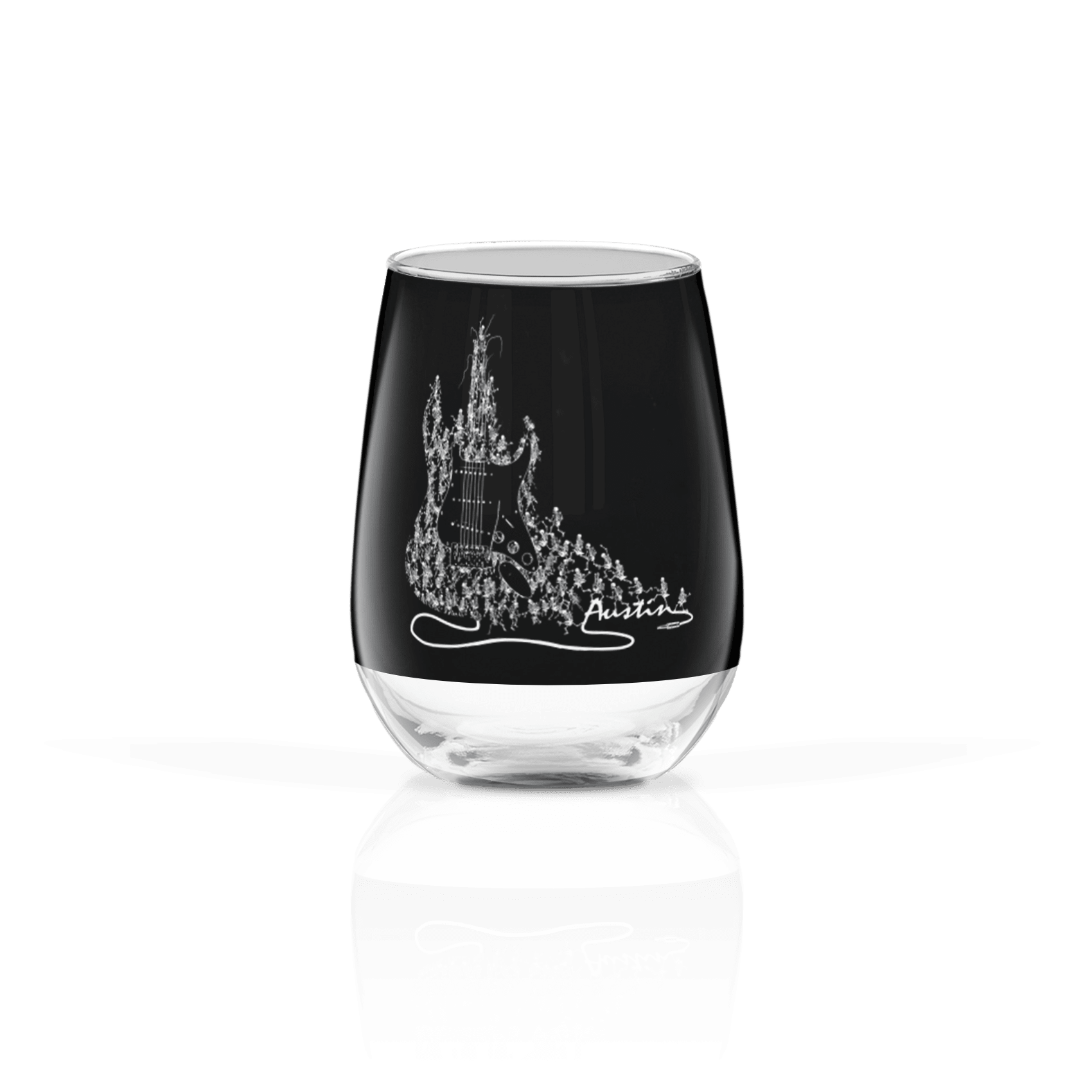 Clear 17oz Stemless Wine Glass